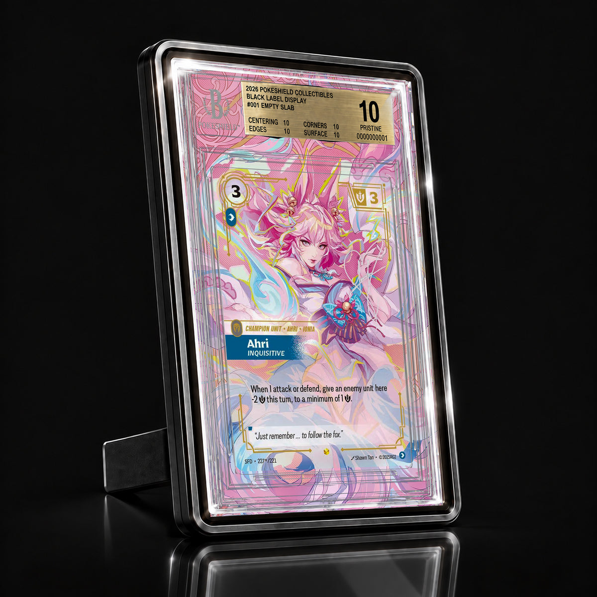 Ahri Inquisitive 227/221 – Riftbound Spiritforged Extended Art Display