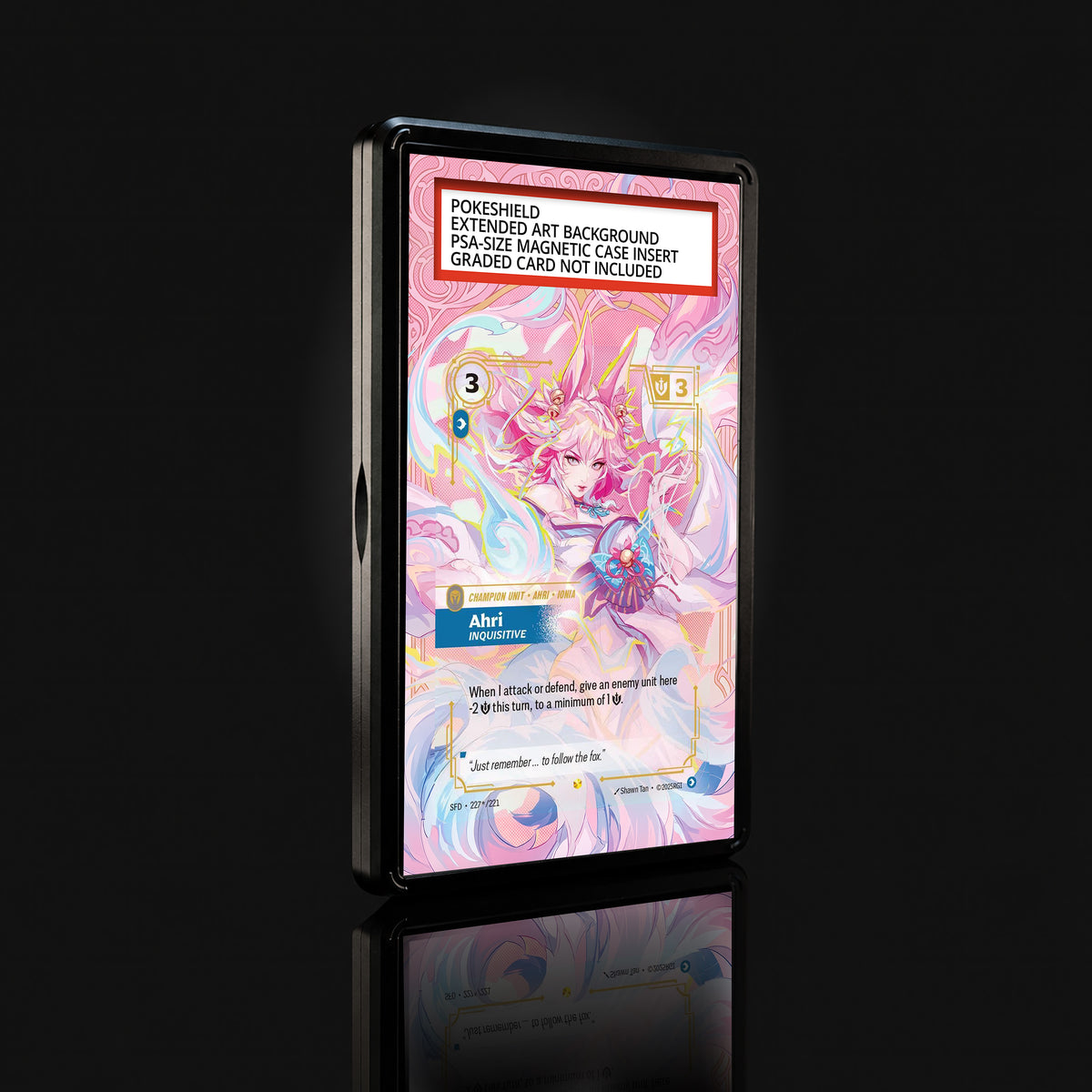 Ahri Inquisitive 227/221 – Riftbound Spiritforged Extended Art Display