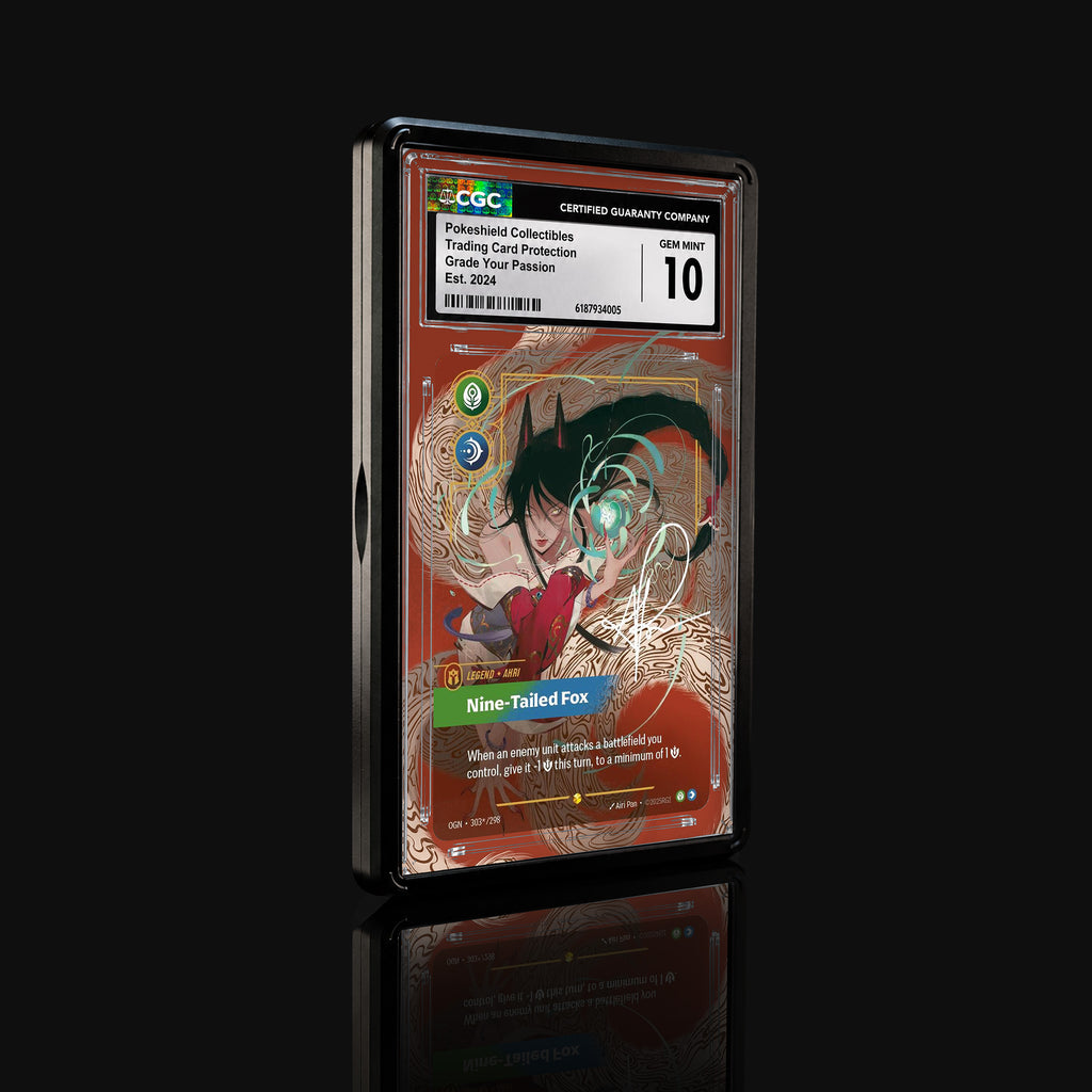 Ahri Nine-Tailed Fox 303*/298 – Riftbound Origins Extended Art Display