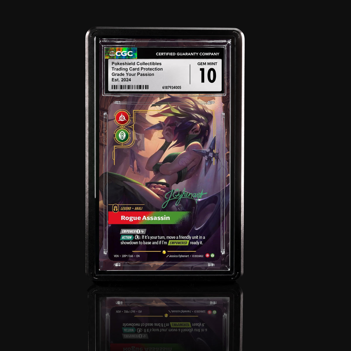 Akali Rogue Assassin VEN 189★/166 Extended Art Display