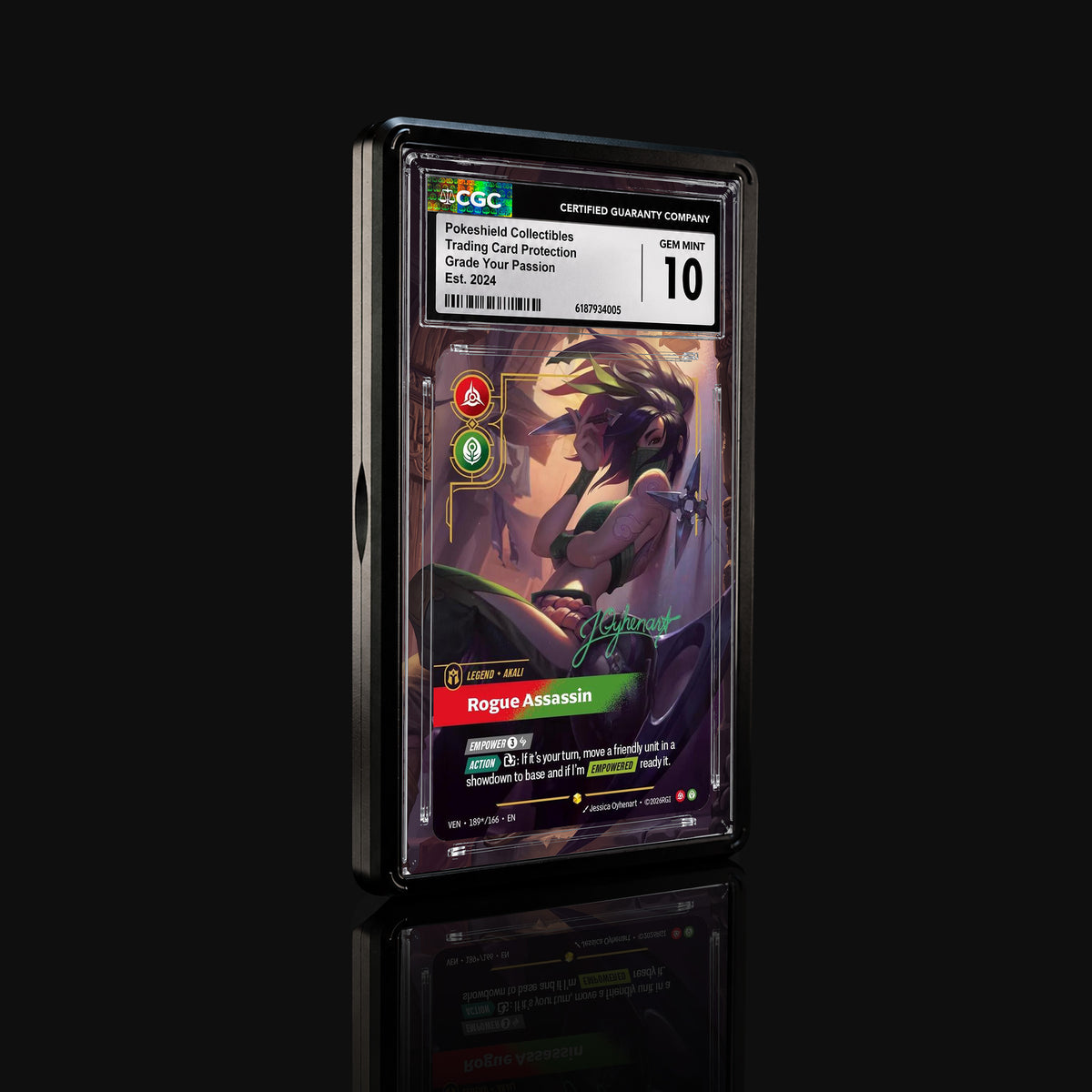 Akali Rogue Assassin VEN 189★/166 Extended Art Display