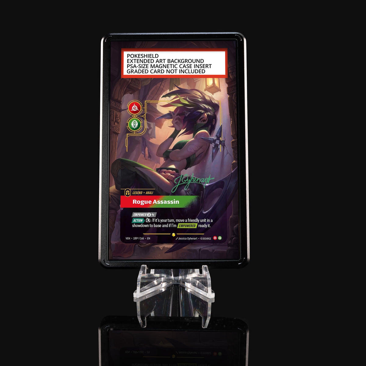 Akali Rogue Assassin VEN 189★/166 Extended Art Display