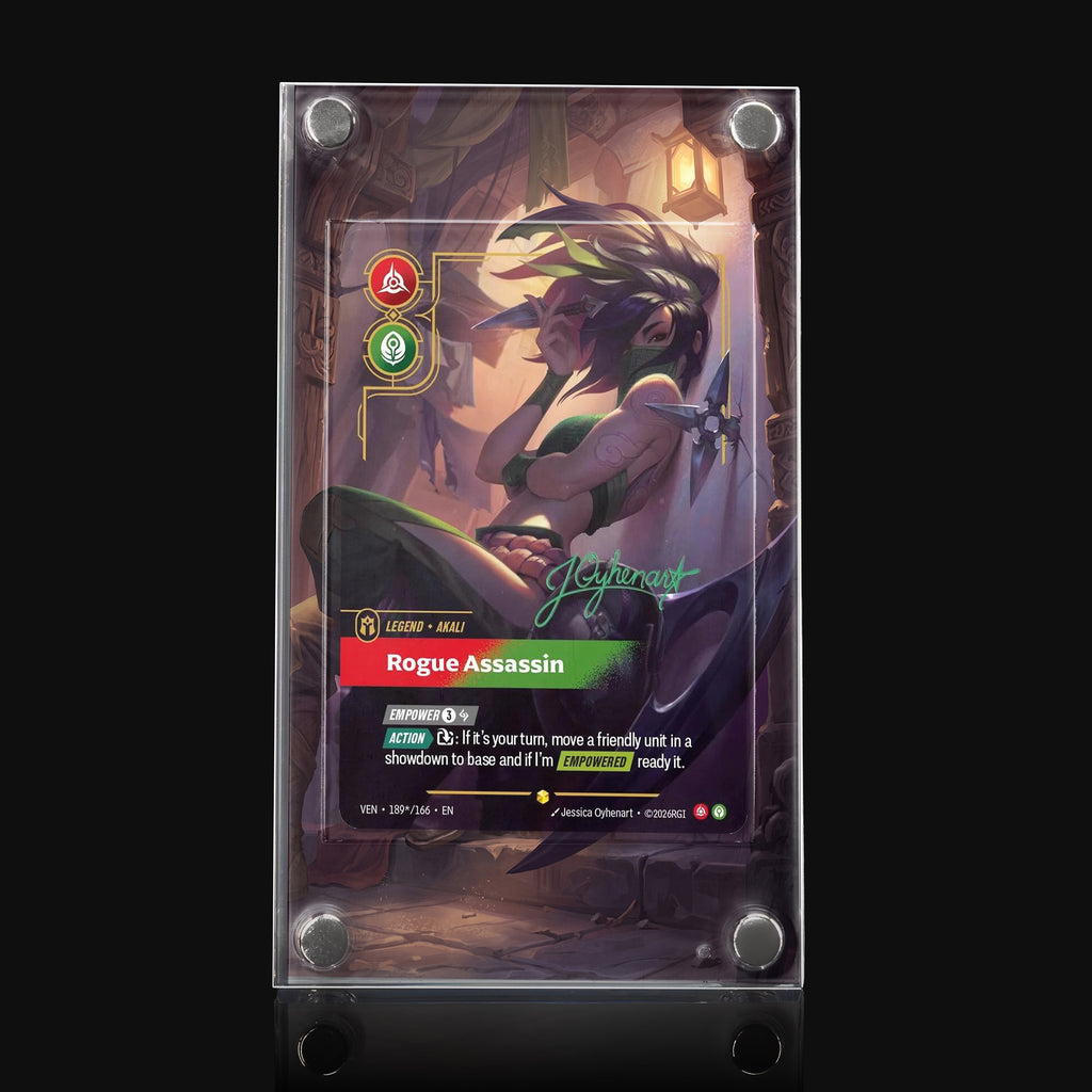 Akali Rogue Assassin VEN 189★/166 Extended Art Display