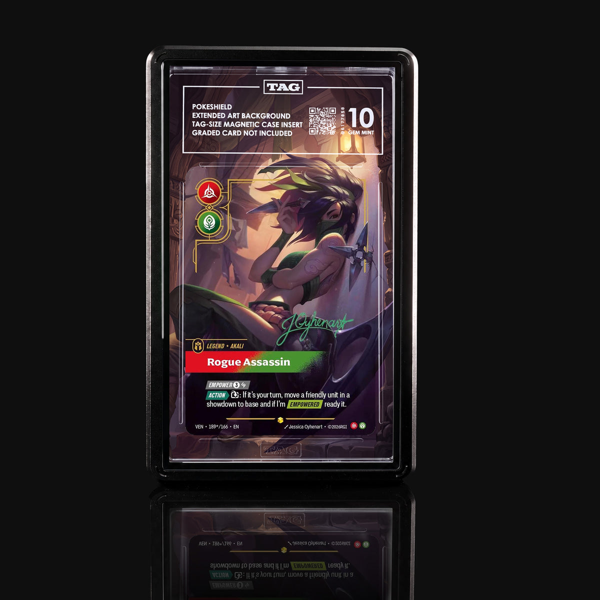 Akali Rogue Assassin VEN 189★/166 Extended Art Display