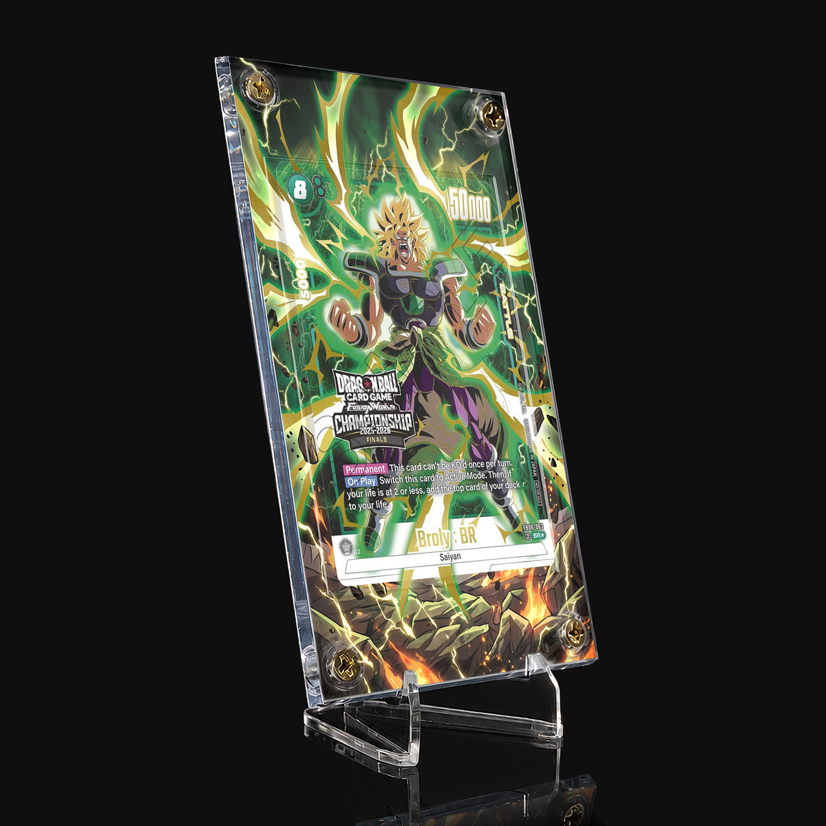 Broly: BR FB06-063 SR★ Championship Finals Extended Art Display