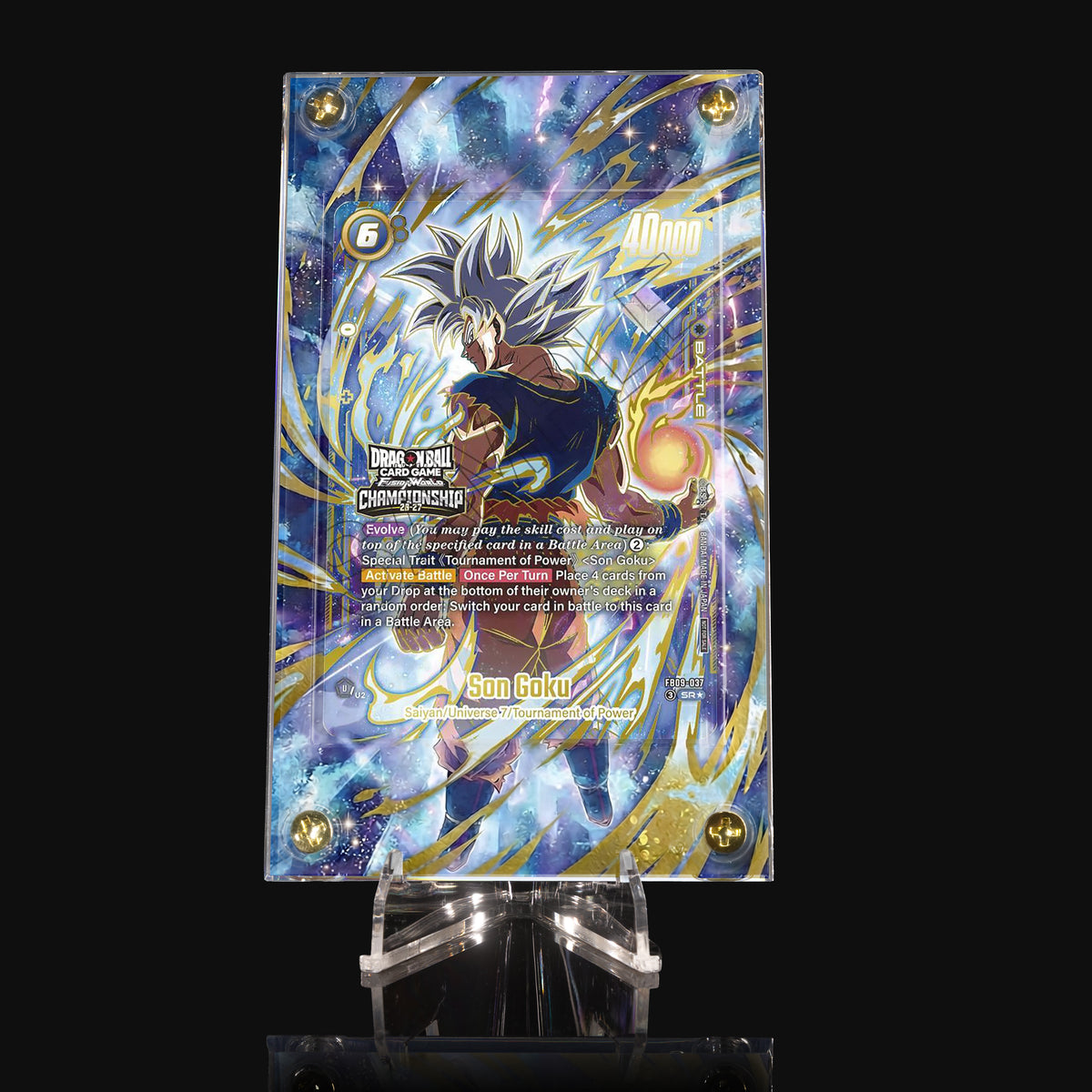 Son Goku FB09-037 Championship 26-27 Extended Art Display