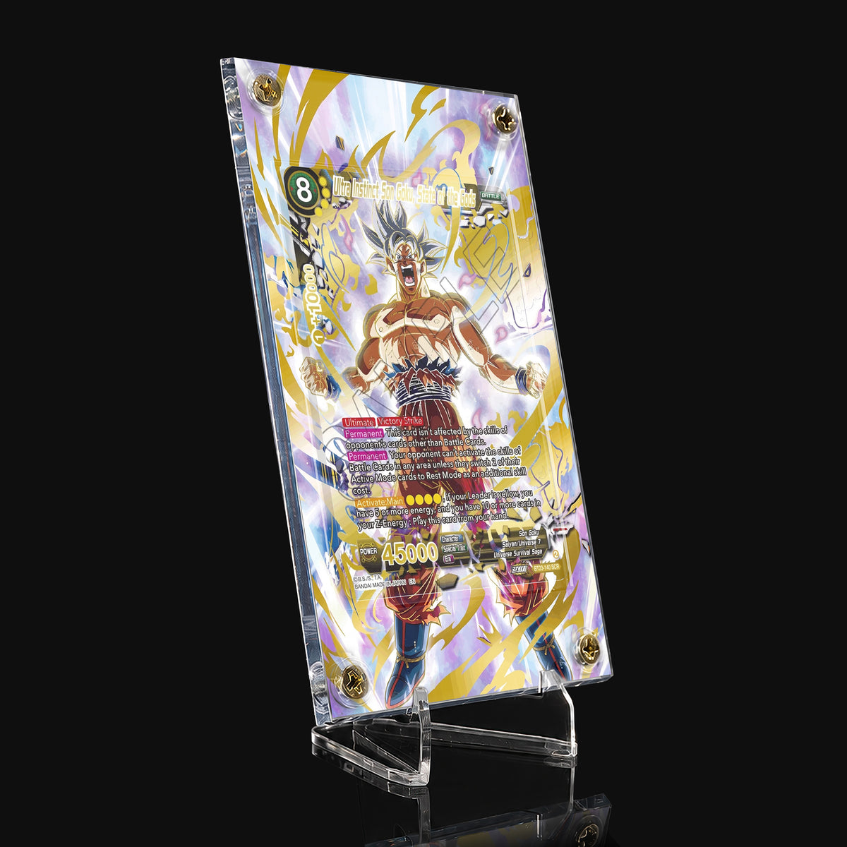 Ultra Instinct Son Goku State of the Gods BT23-140 SCR Extended Art Display