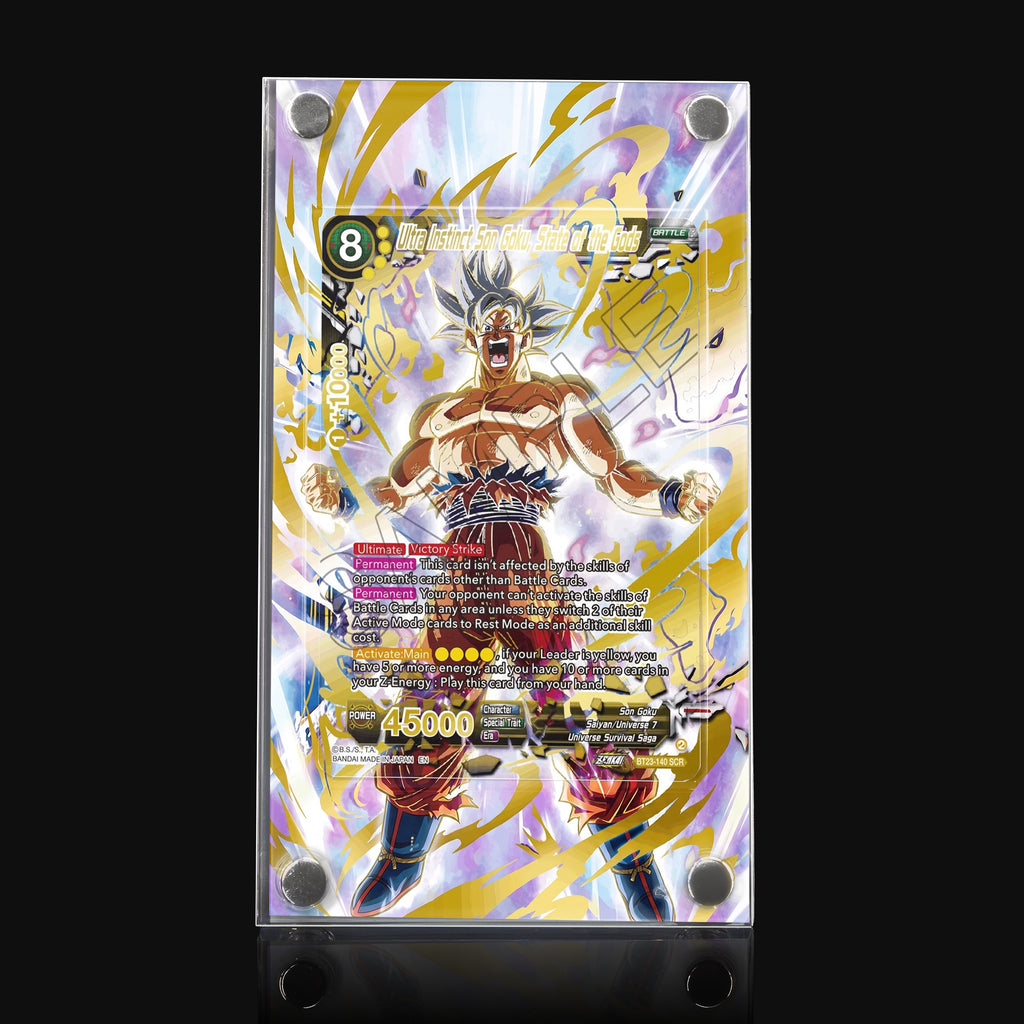 Ultra Instinct Son Goku State of the Gods BT23-140 SCR Extended Art Display