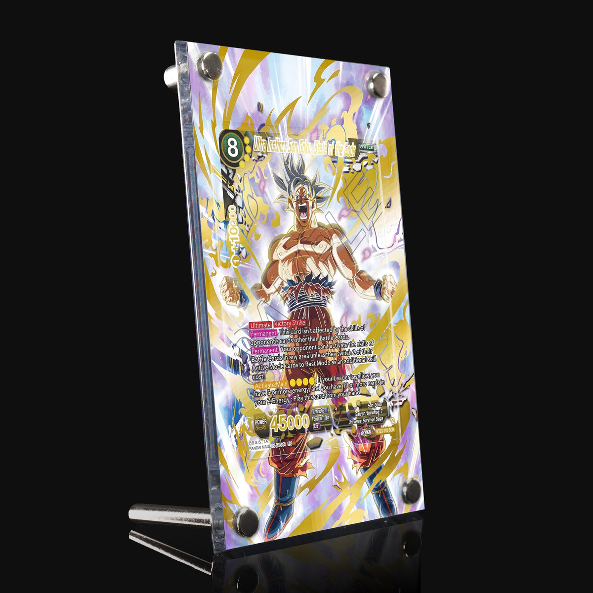 Ultra Instinct Son Goku State of the Gods BT23-140 SCR Extended Art Display