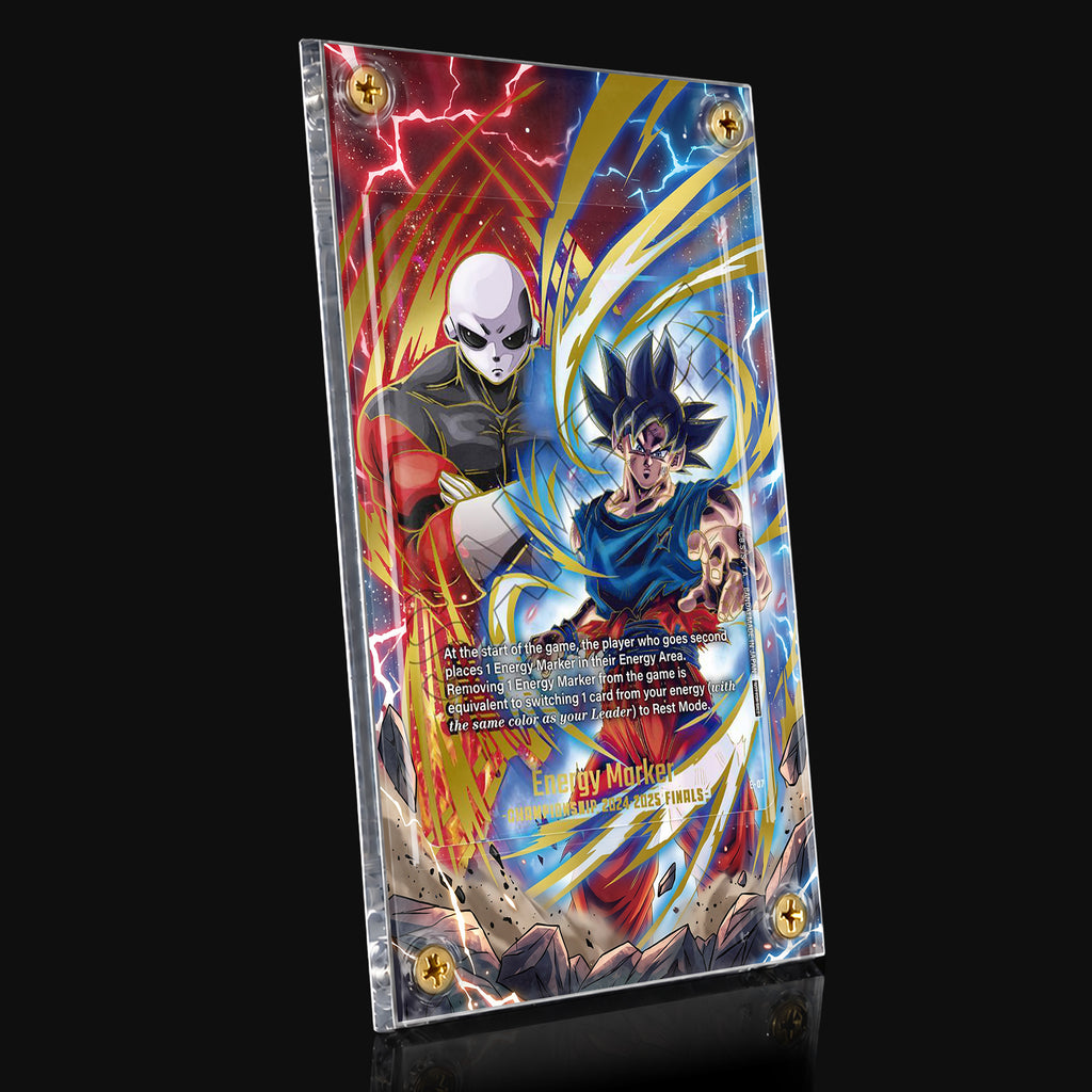 Energy Marker E-07 Goku Jiren Championship Finals Extended Art Display