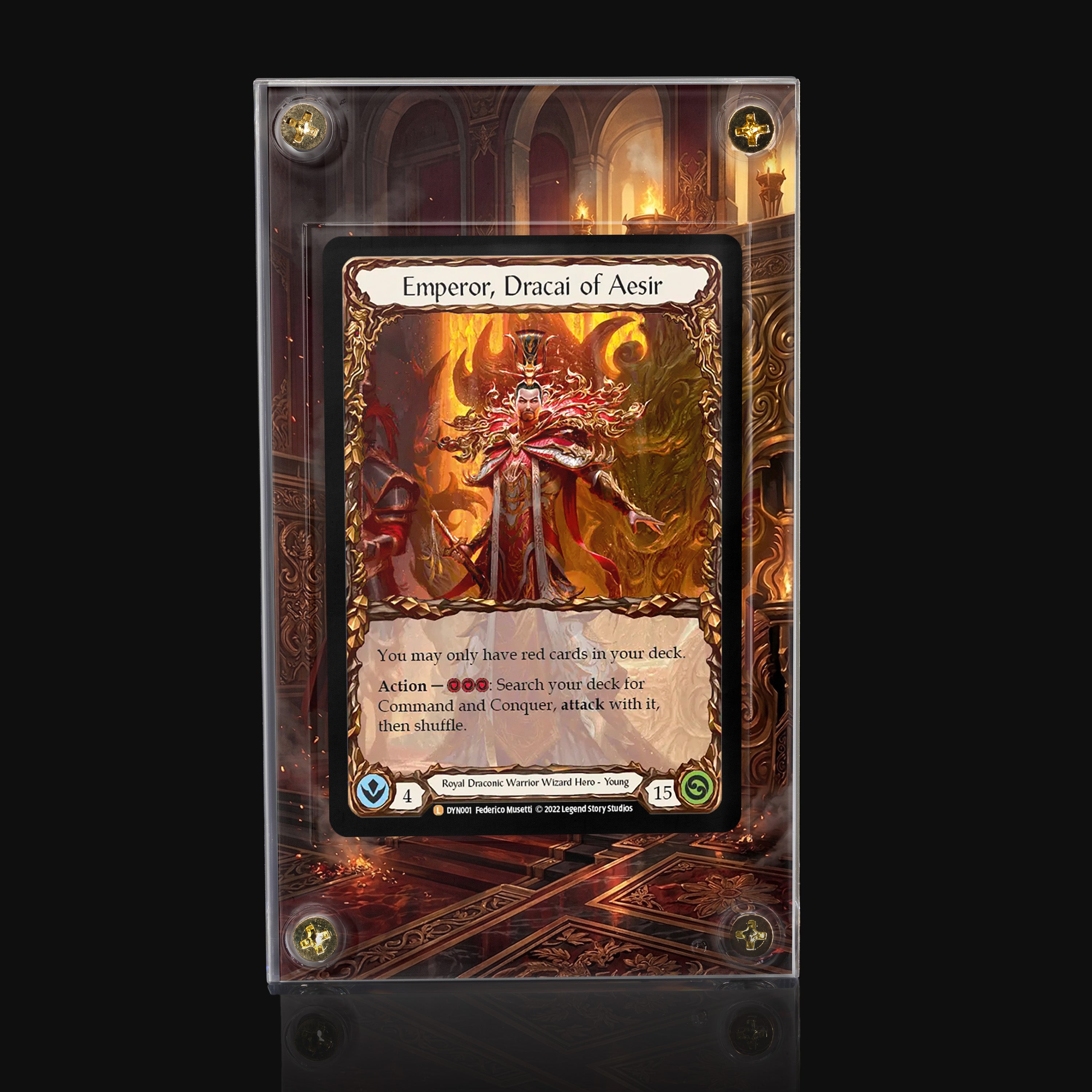 Emperor, Dracai of Aesir DYN001 Extended Art Display