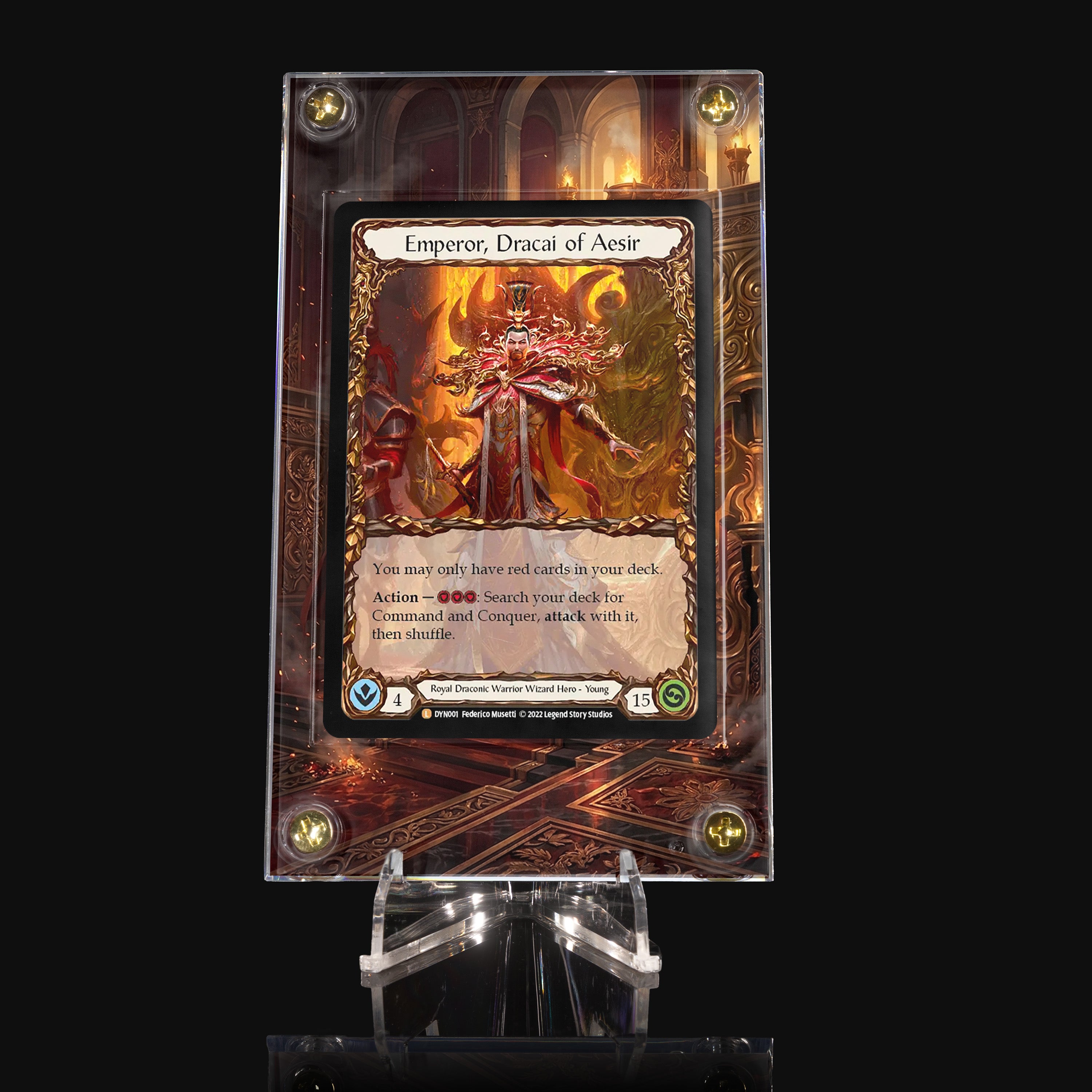 Emperor, Dracai of Aesir DYN001 Extended Art Display