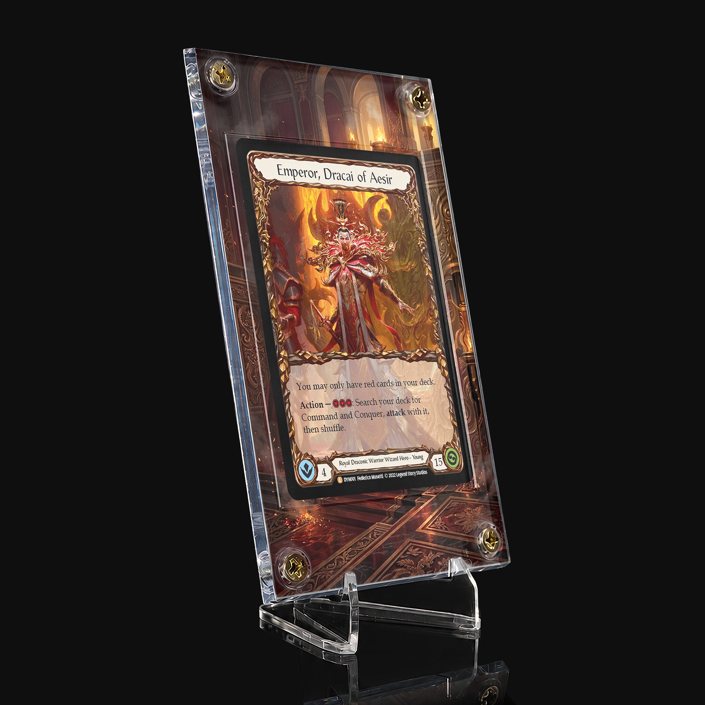 Emperor, Dracai of Aesir DYN001 Extended Art Display