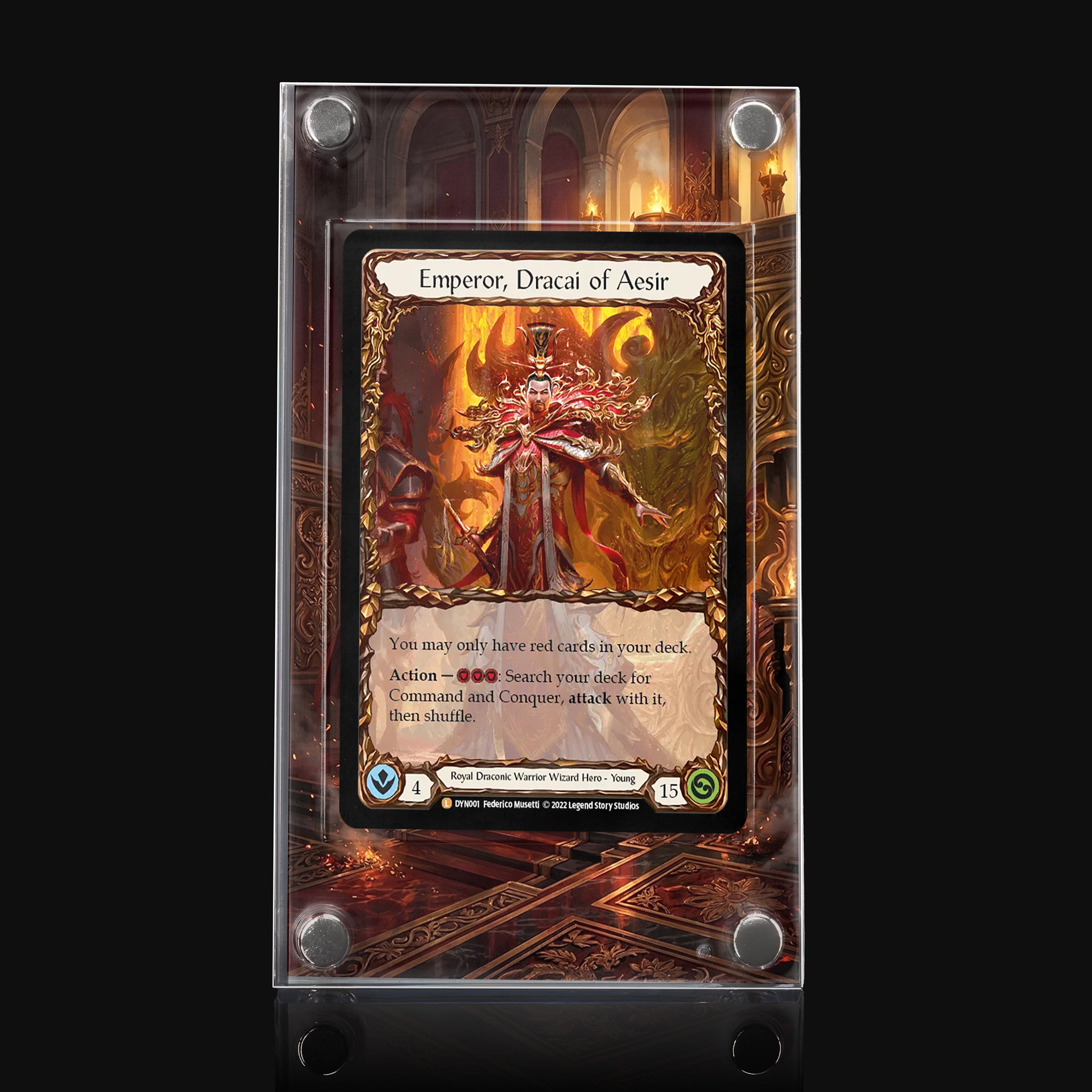 Emperor, Dracai of Aesir DYN001 Extended Art Display