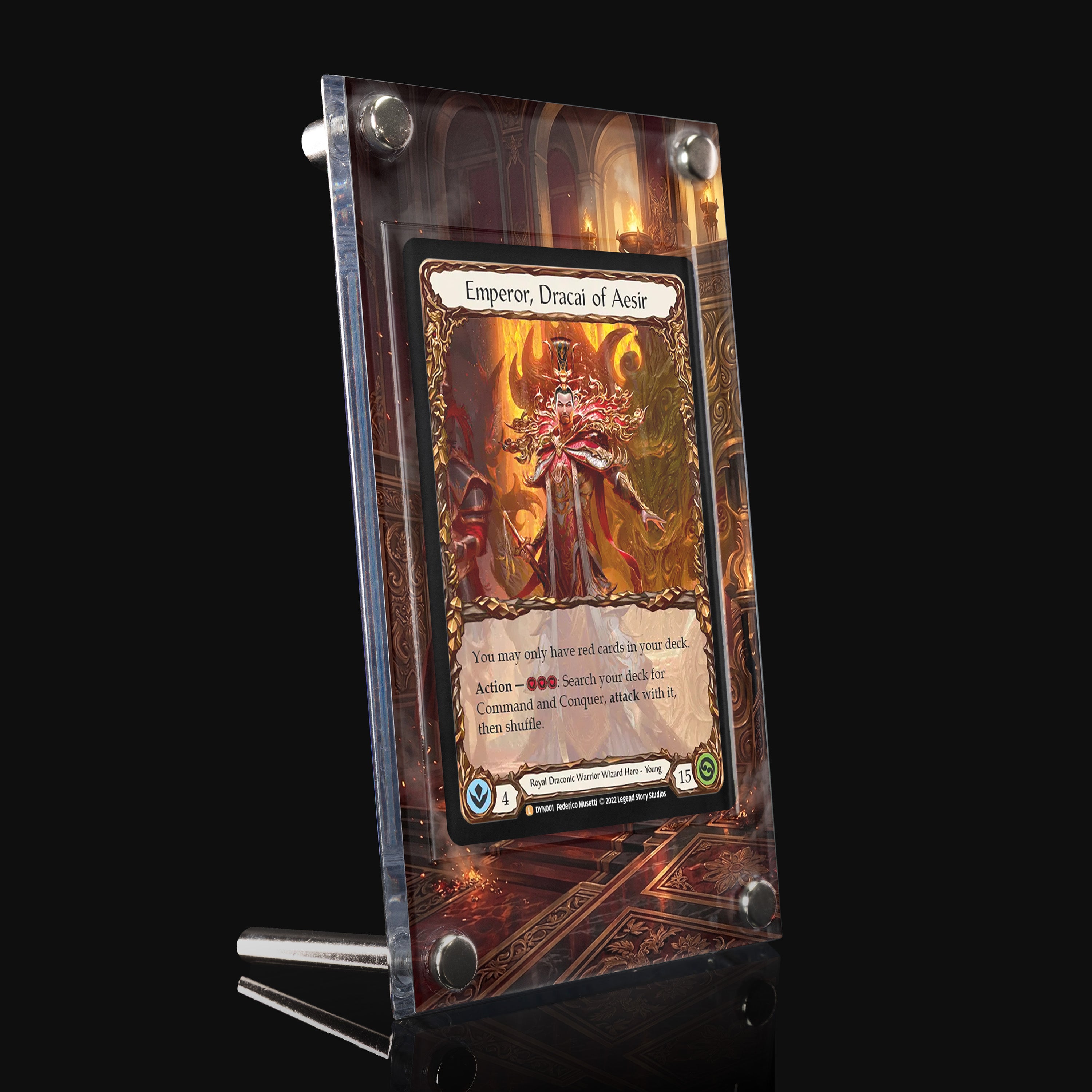 Emperor, Dracai of Aesir DYN001 Extended Art Display