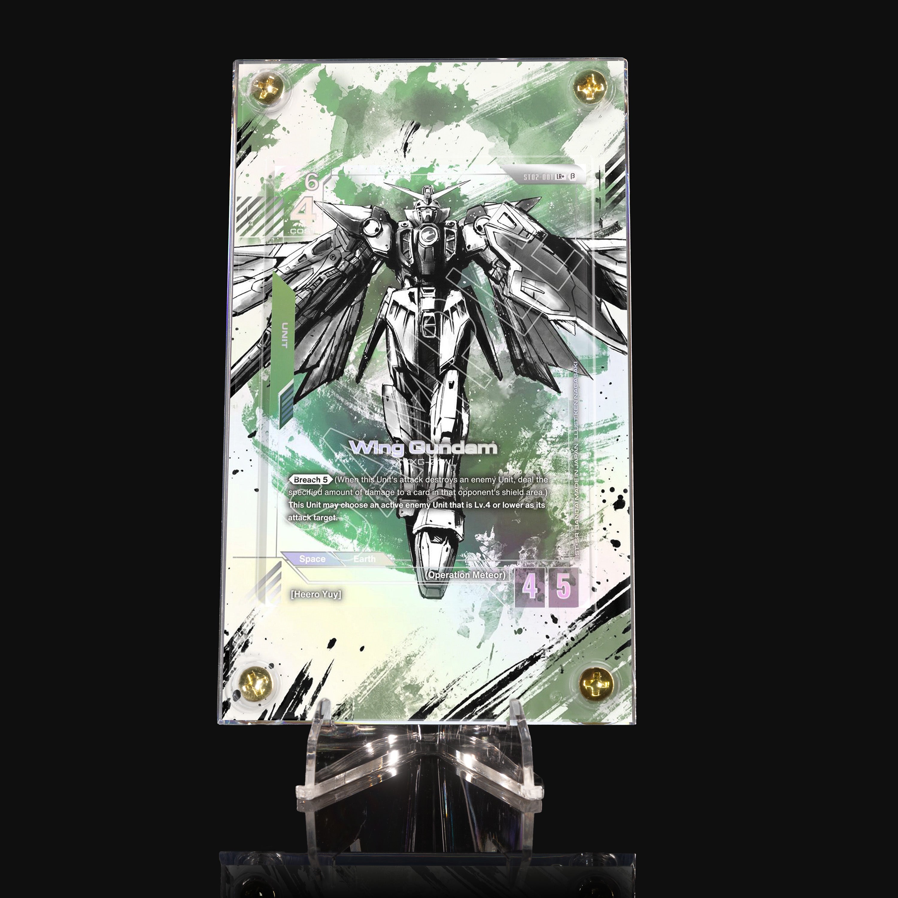 Wing Gundam ST02-001 Extended Art Display