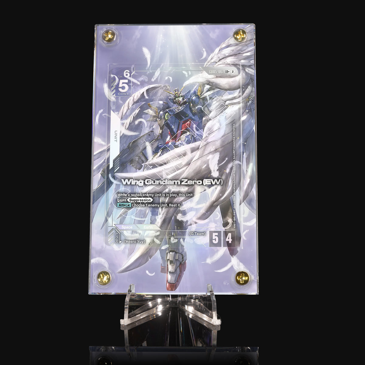 Wing Gundam Zero (EW) GD05-067 LR+ Extended Art Display