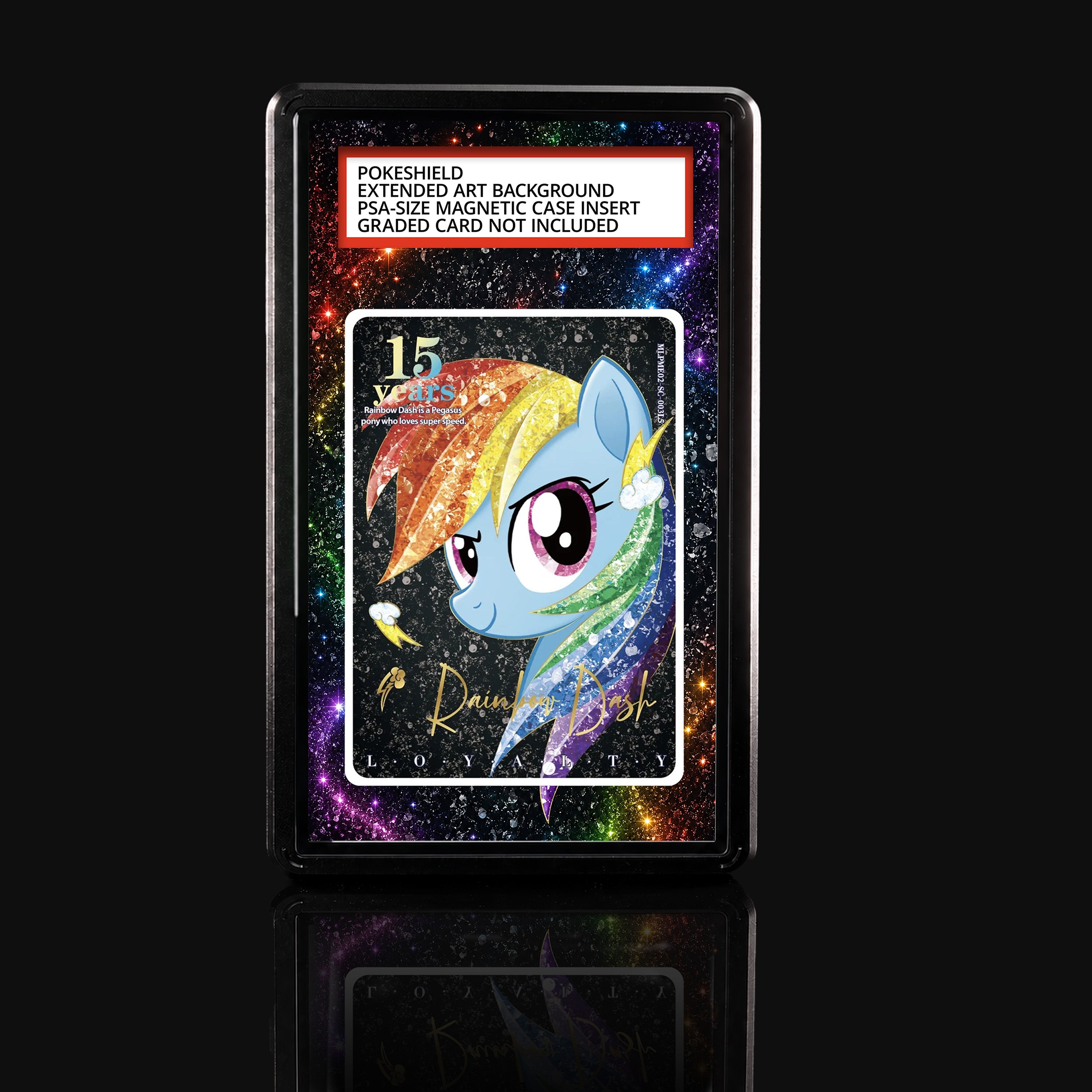 Rainbow Dash Loyalty MLPMI02_SC-00315 Extended Art Display