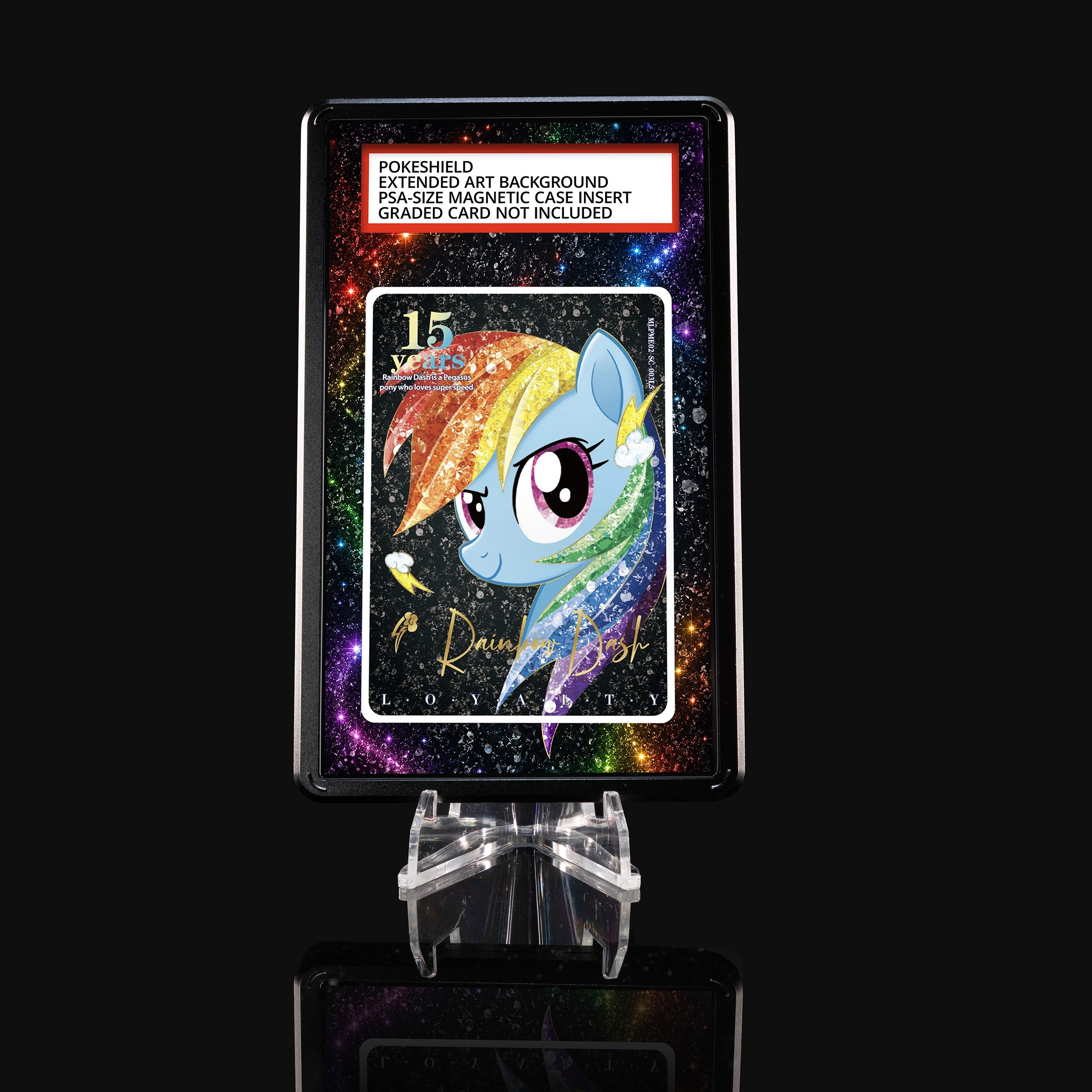 Rainbow Dash Loyalty MLPMI02_SC-00315 Extended Art Display