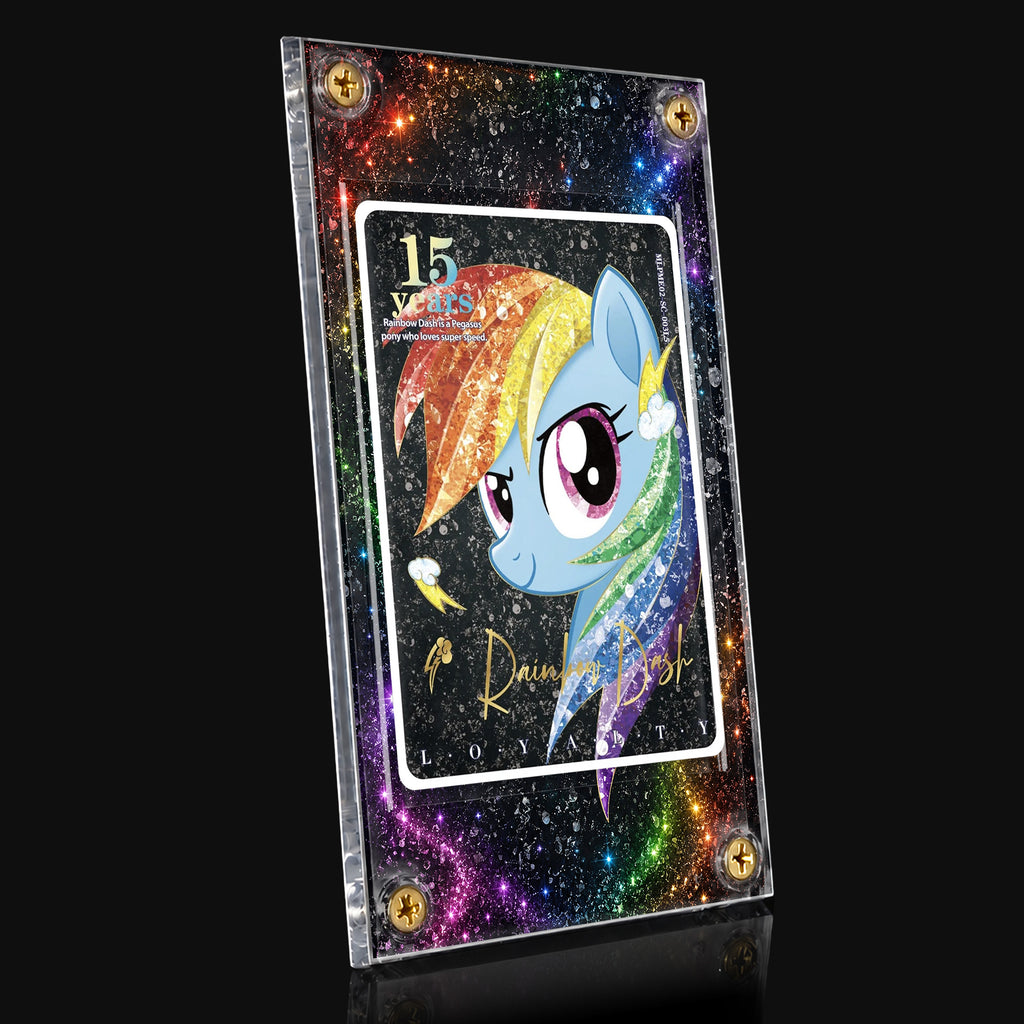 Rainbow Dash Loyalty MLPMI02_SC-00315 Extended Art Display
