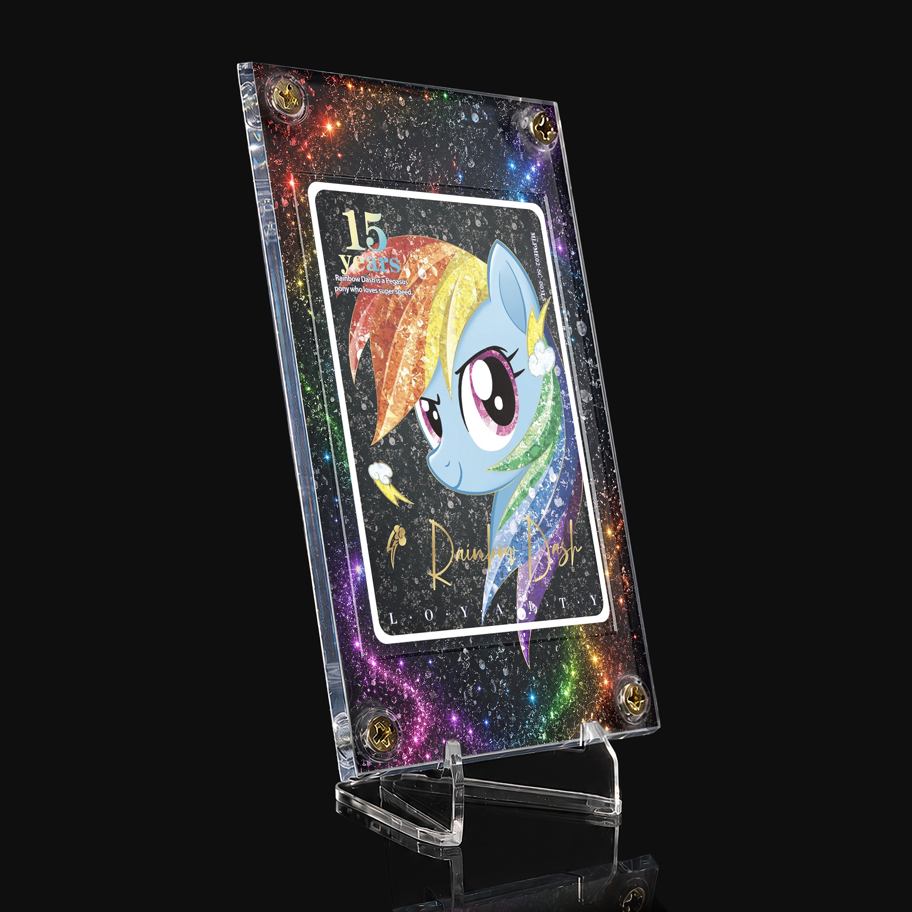 Rainbow Dash Loyalty MLPMI02_SC-00315 Extended Art Display