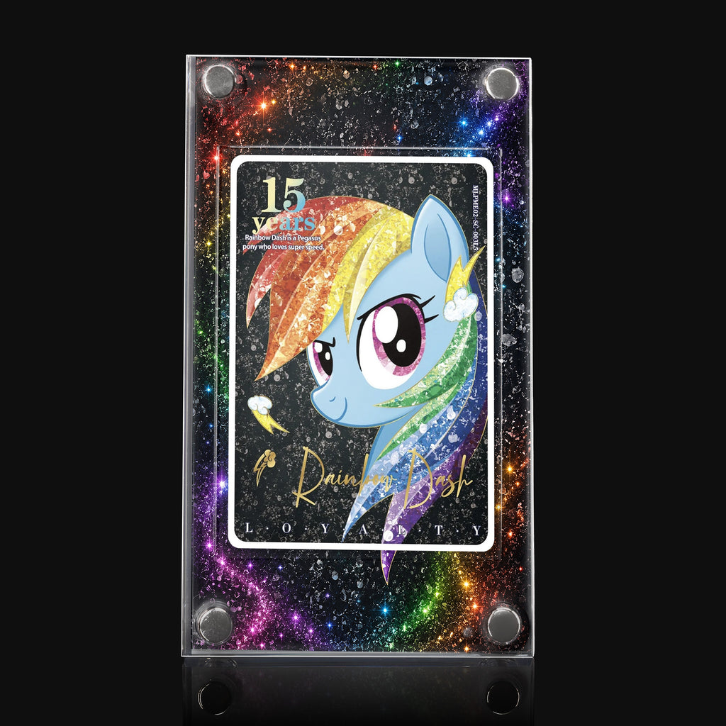 Rainbow Dash Loyalty MLPMI02_SC-00315 Extended Art Display