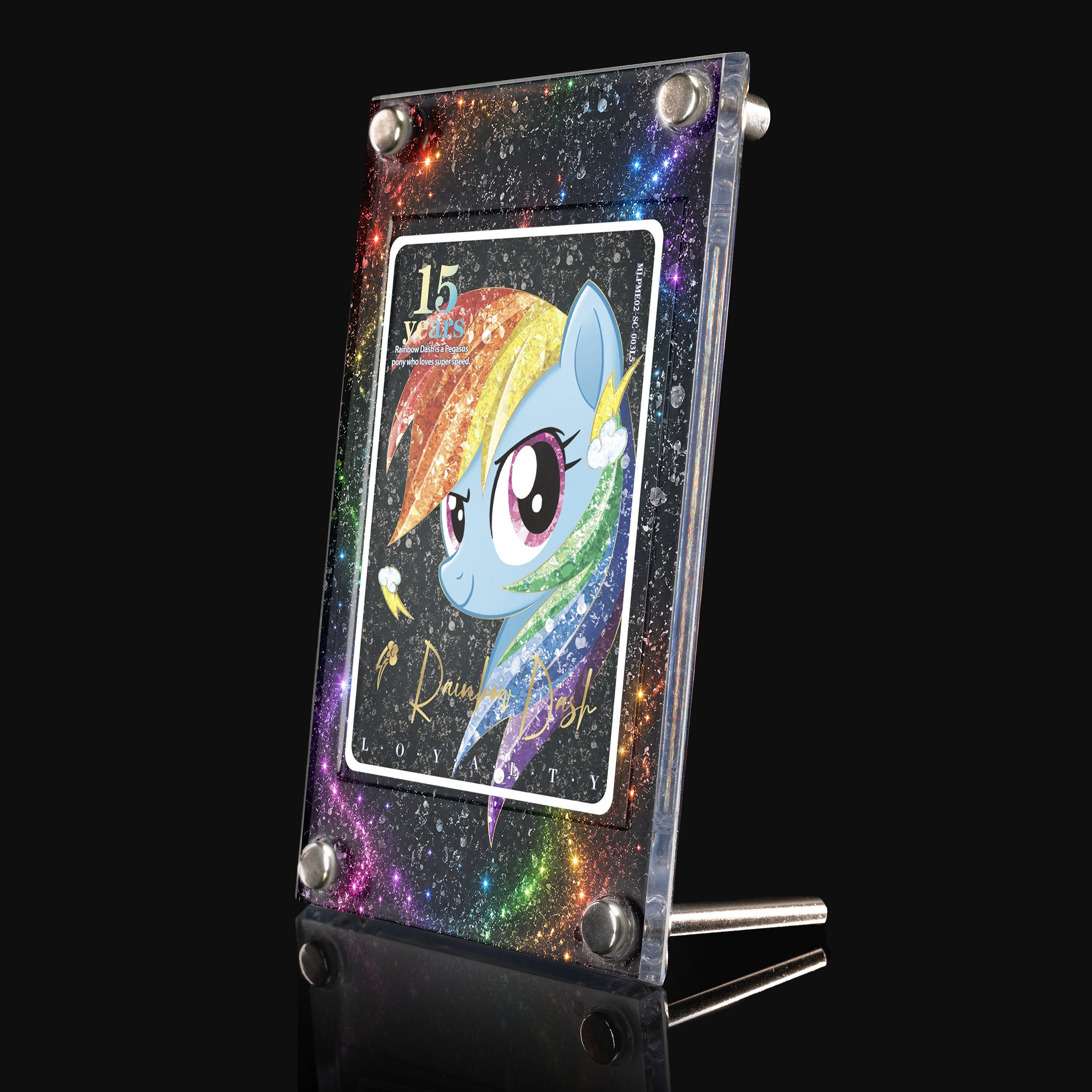 Rainbow Dash Loyalty MLPMI02_SC-00315 Extended Art Display
