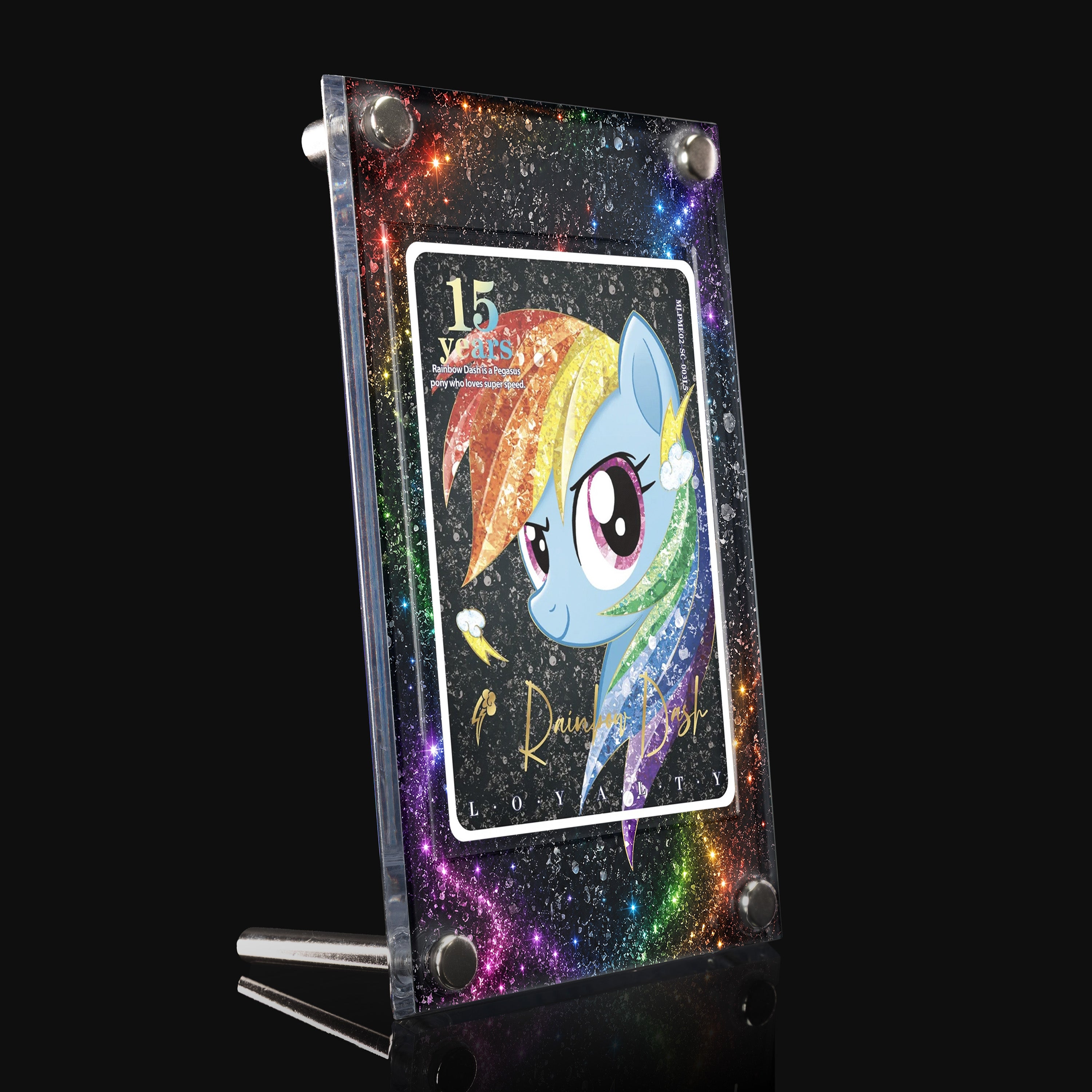 Rainbow Dash Loyalty MLPMI02_SC-00315 Extended Art Display