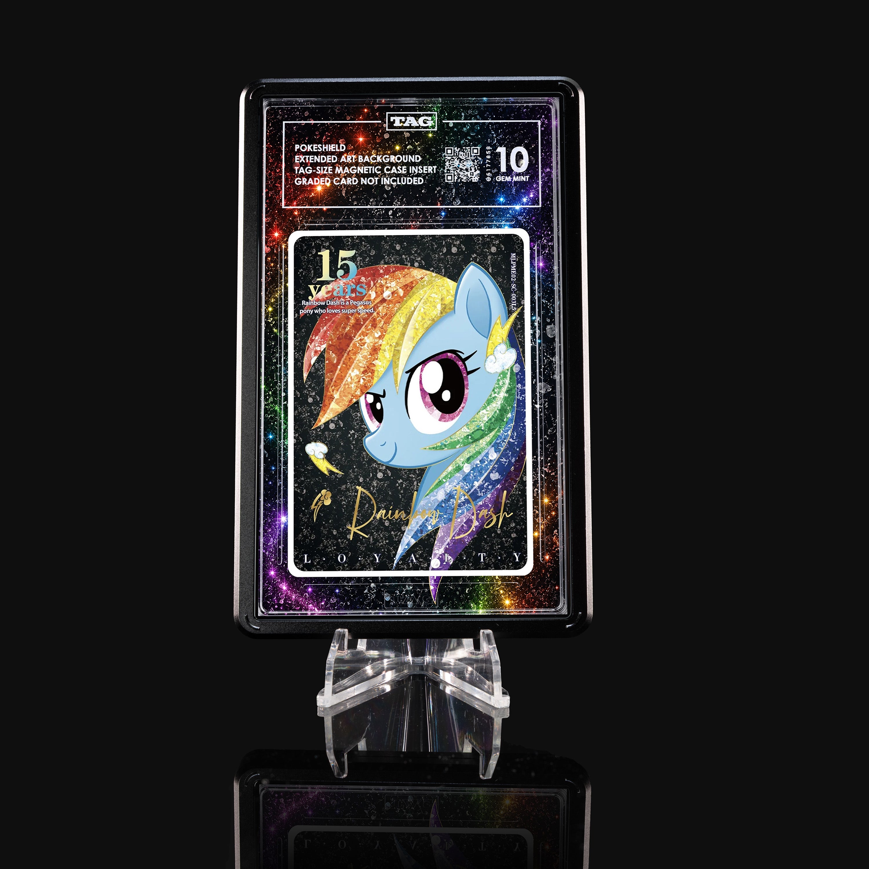 Rainbow Dash Loyalty MLPMI02_SC-00315 Extended Art Display