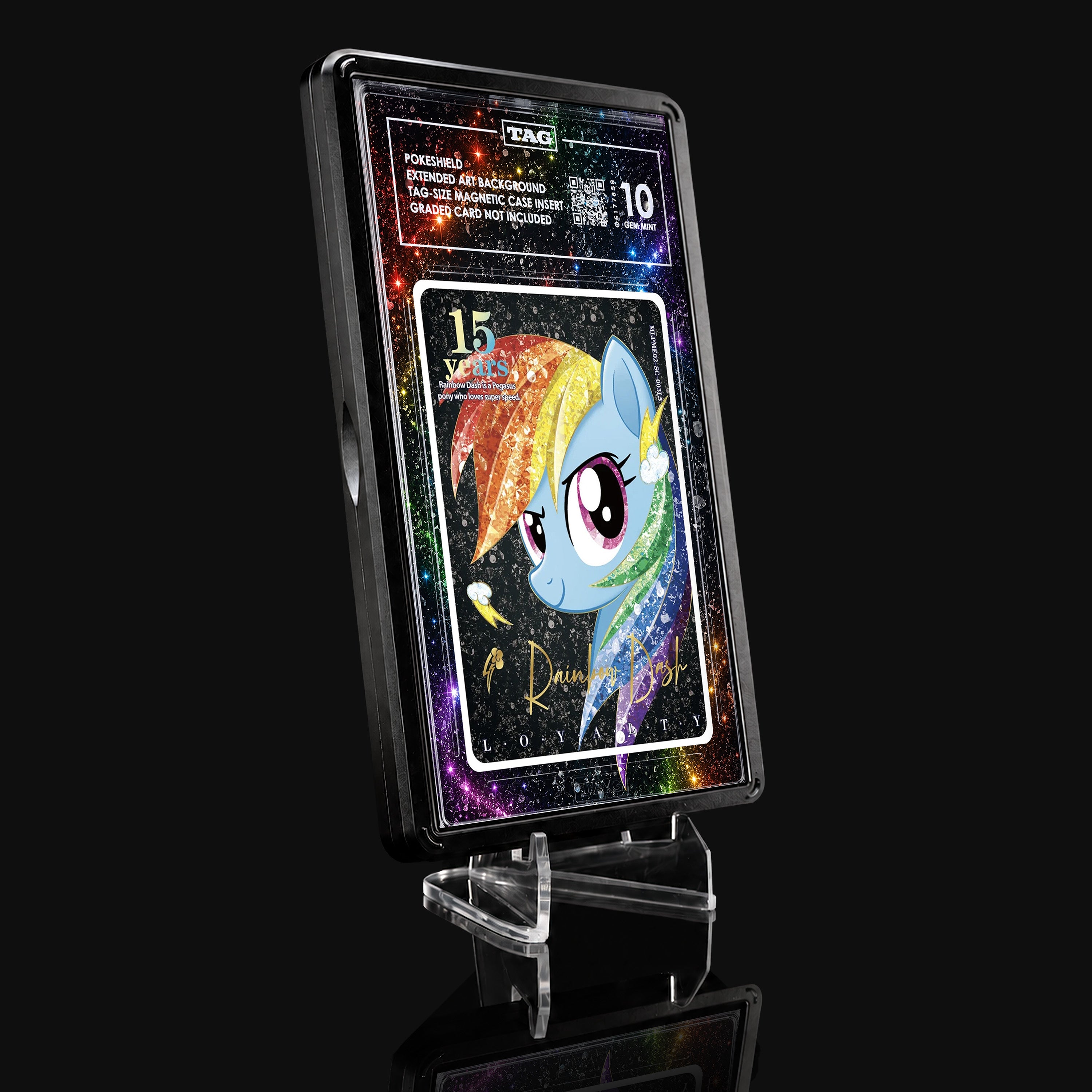 Rainbow Dash Loyalty MLPMI02_SC-00315 Extended Art Display