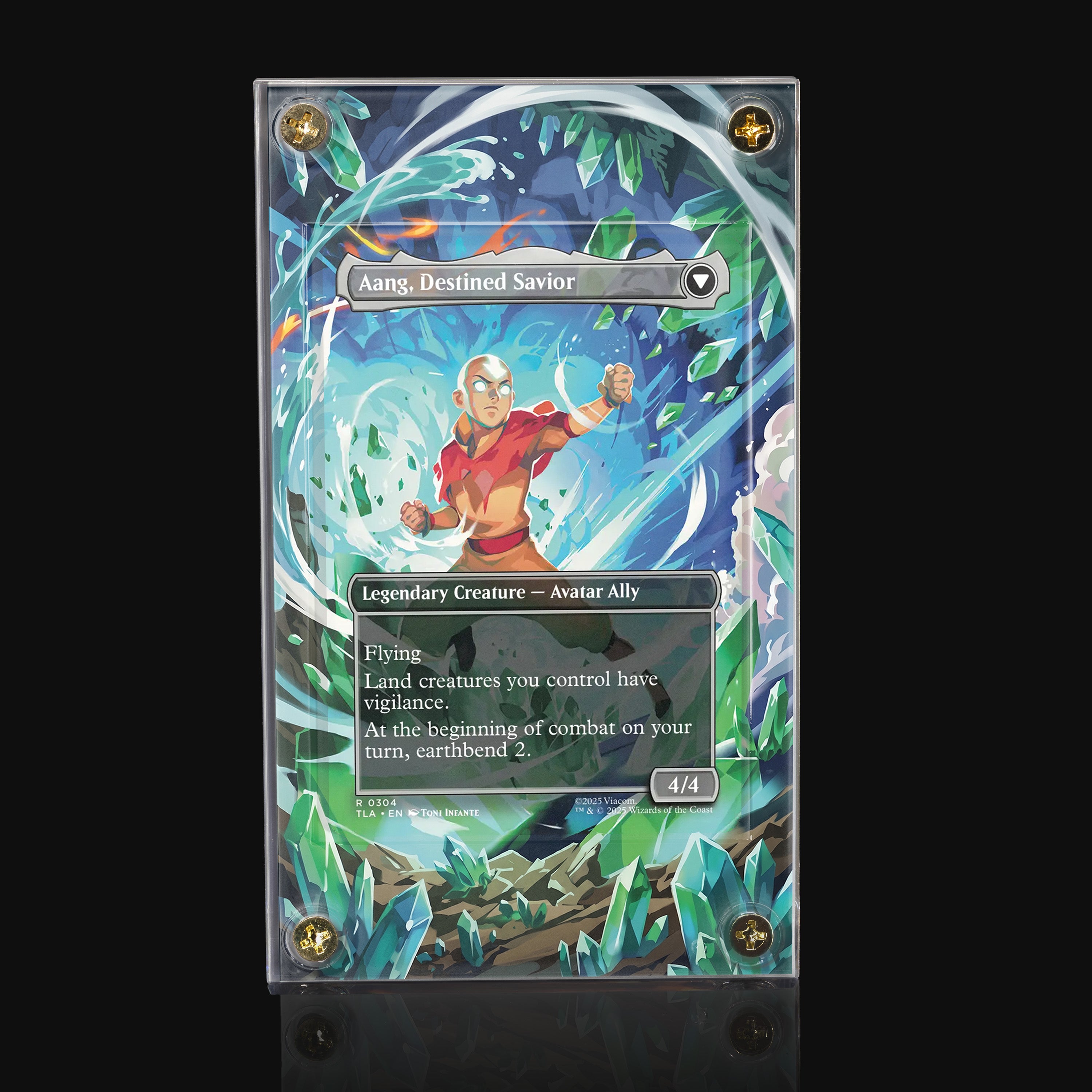 Aang, Destined Savior Extended Art Display