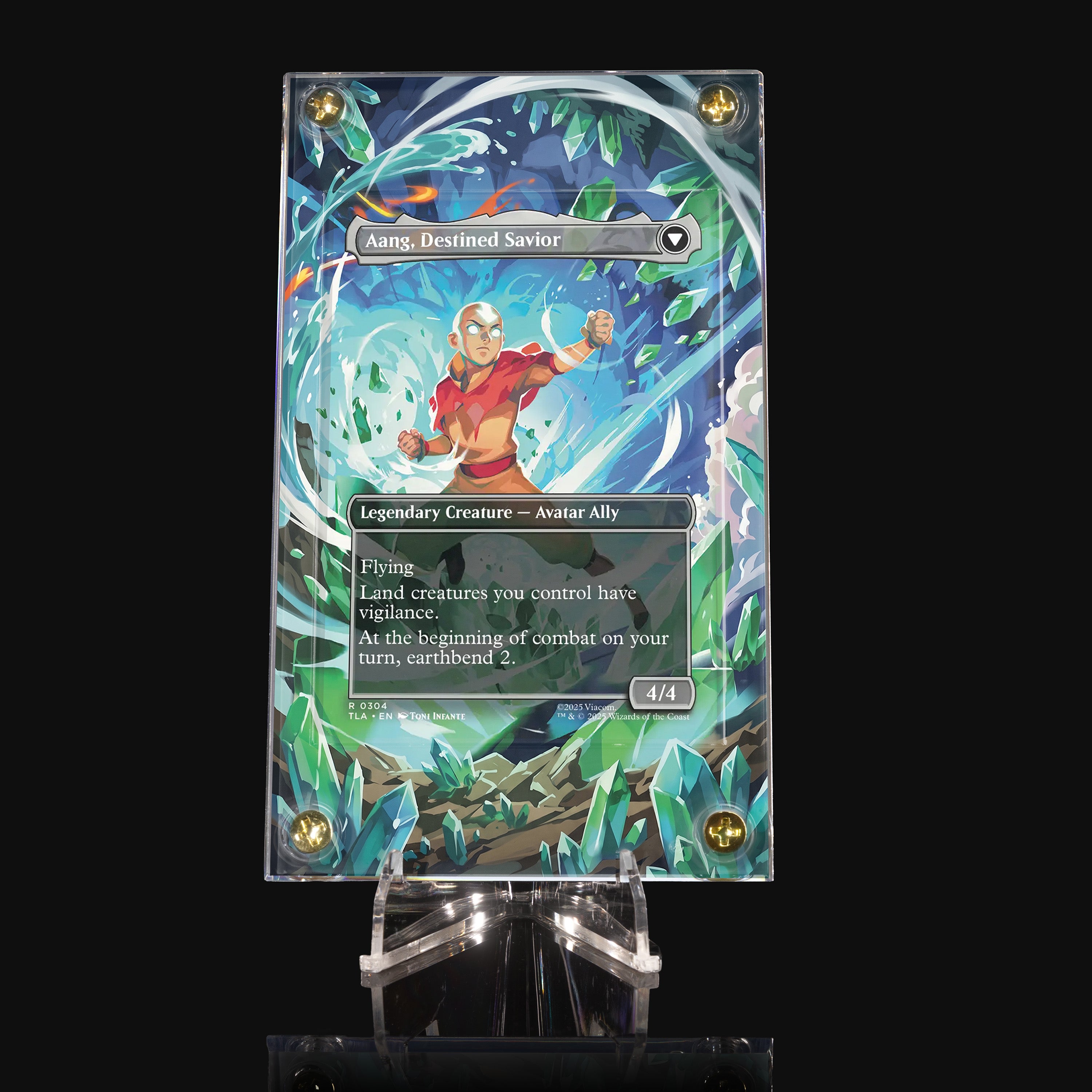 Aang, Destined Savior Extended Art Display