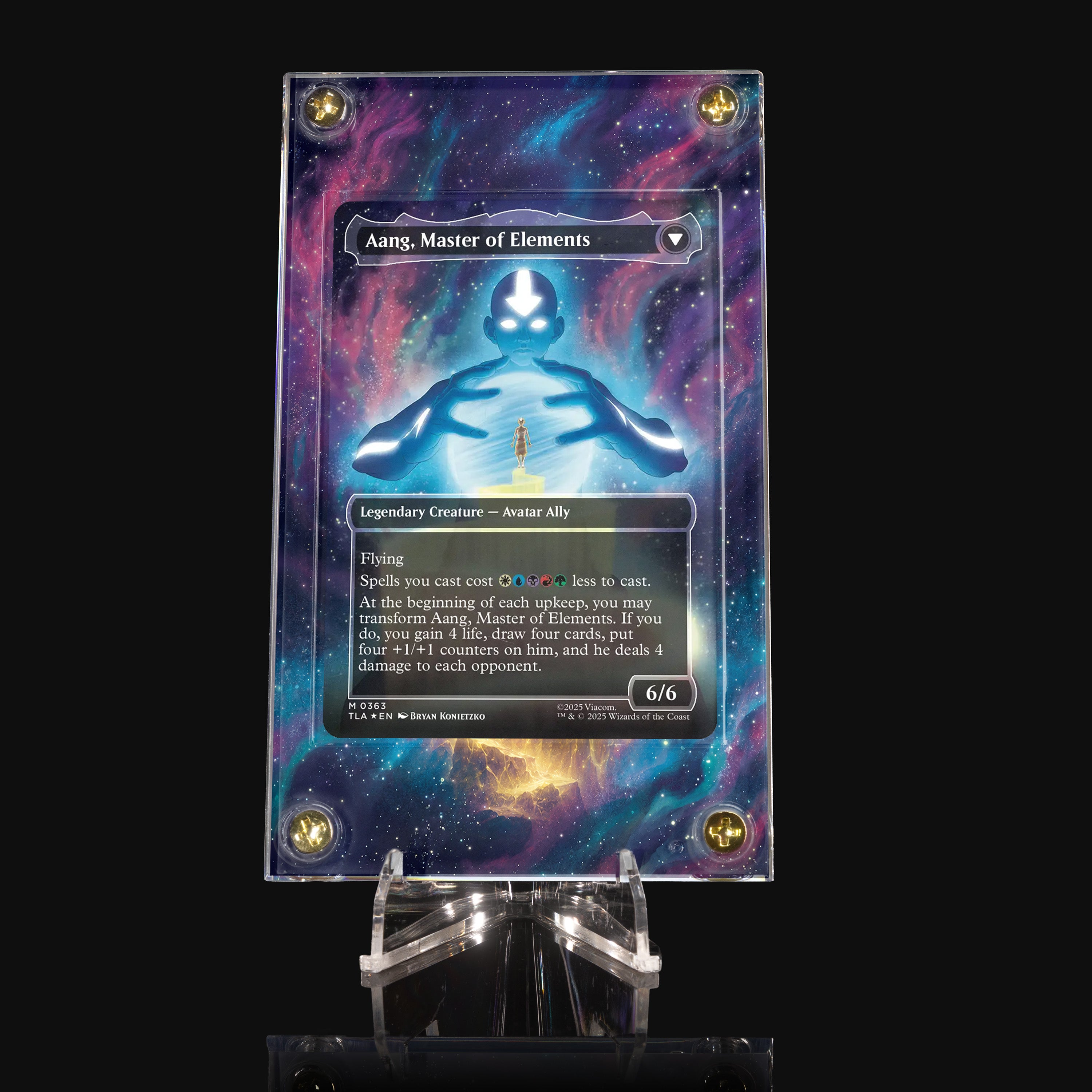 Aang, Master of Elements Extended Art Display