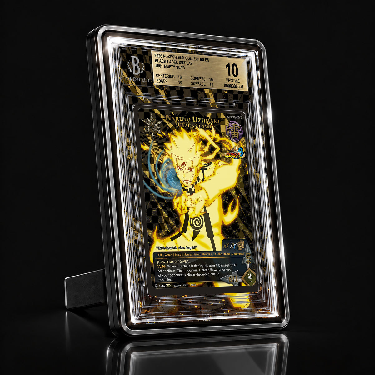 Naruto Uzumaki 9 Tails Cloak 1646 S28 Extended Art Display