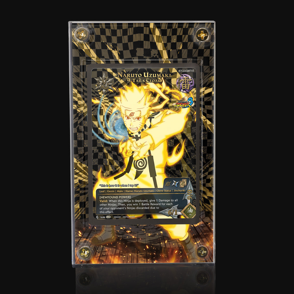 Naruto Uzumaki 9 Tails Cloak 1646 S28 Extended Art Display