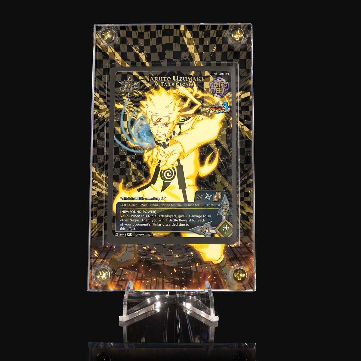 Naruto Uzumaki 9 Tails Cloak 1646 S28 Extended Art Display
