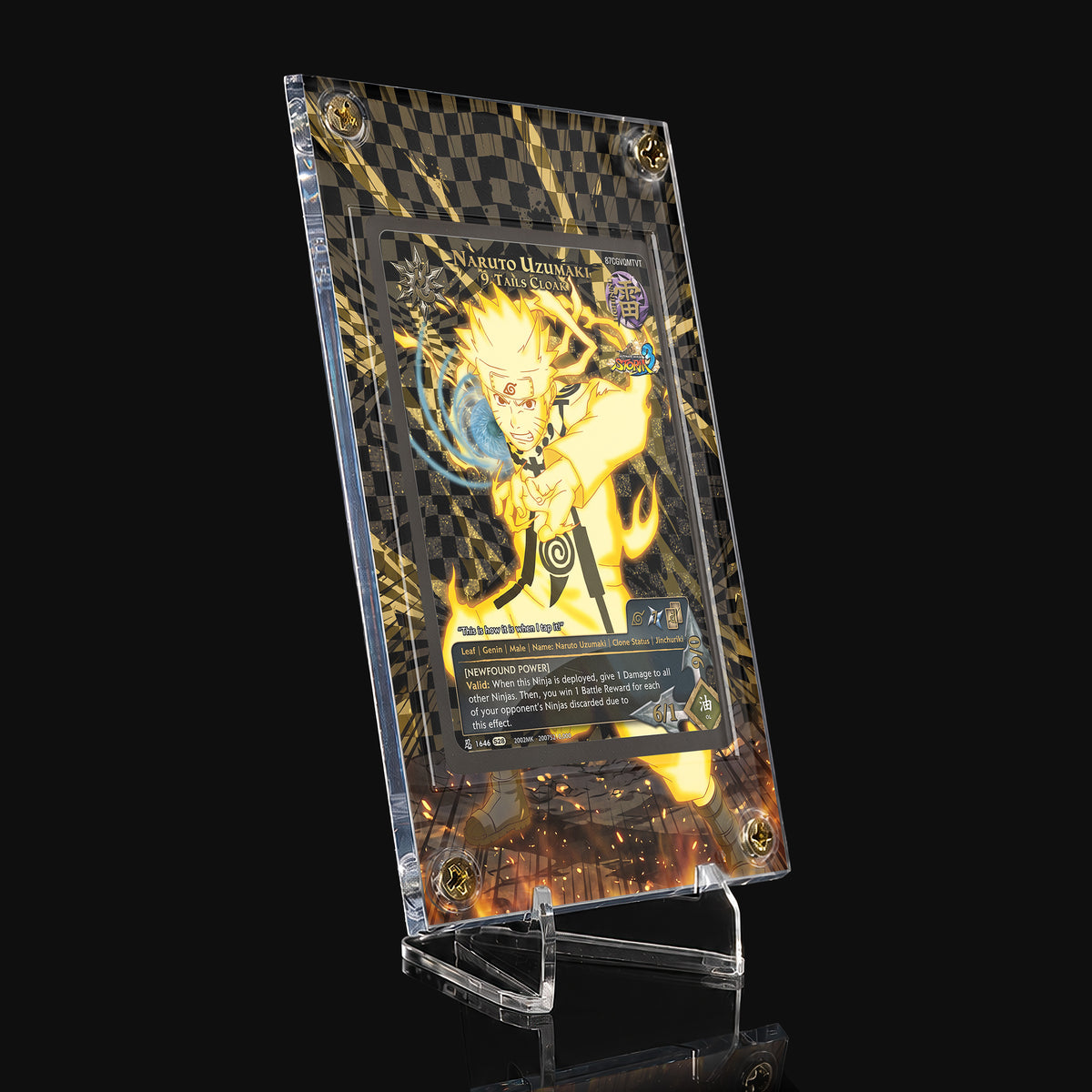 Naruto Uzumaki 9 Tails Cloak 1646 S28 Extended Art Display