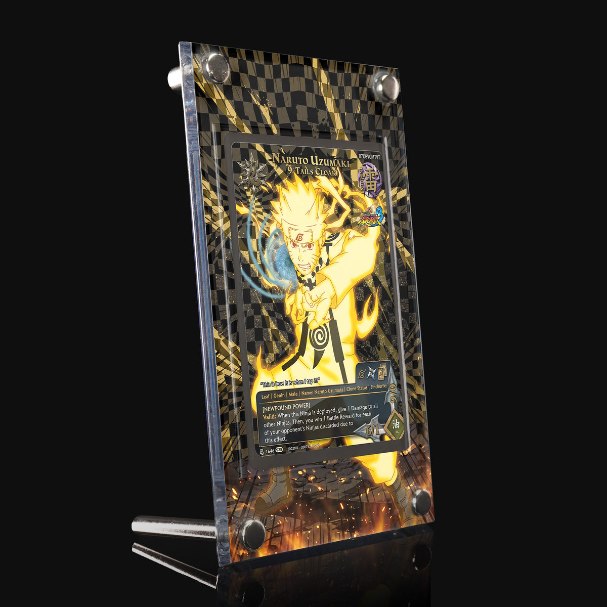 Naruto Uzumaki 9 Tails Cloak 1646 S28 Extended Art Display