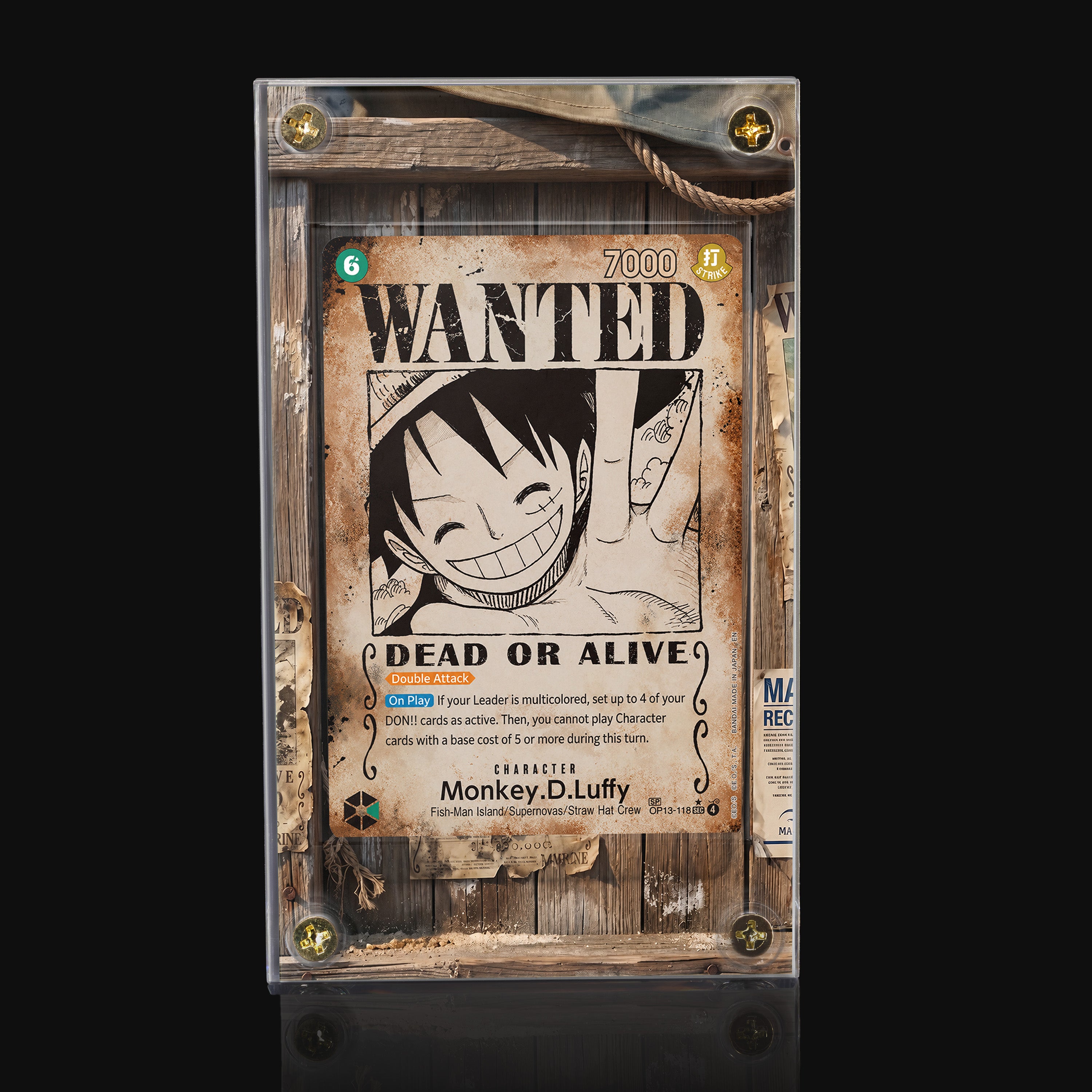 Monkey D Luffy 118 Extended Art Display