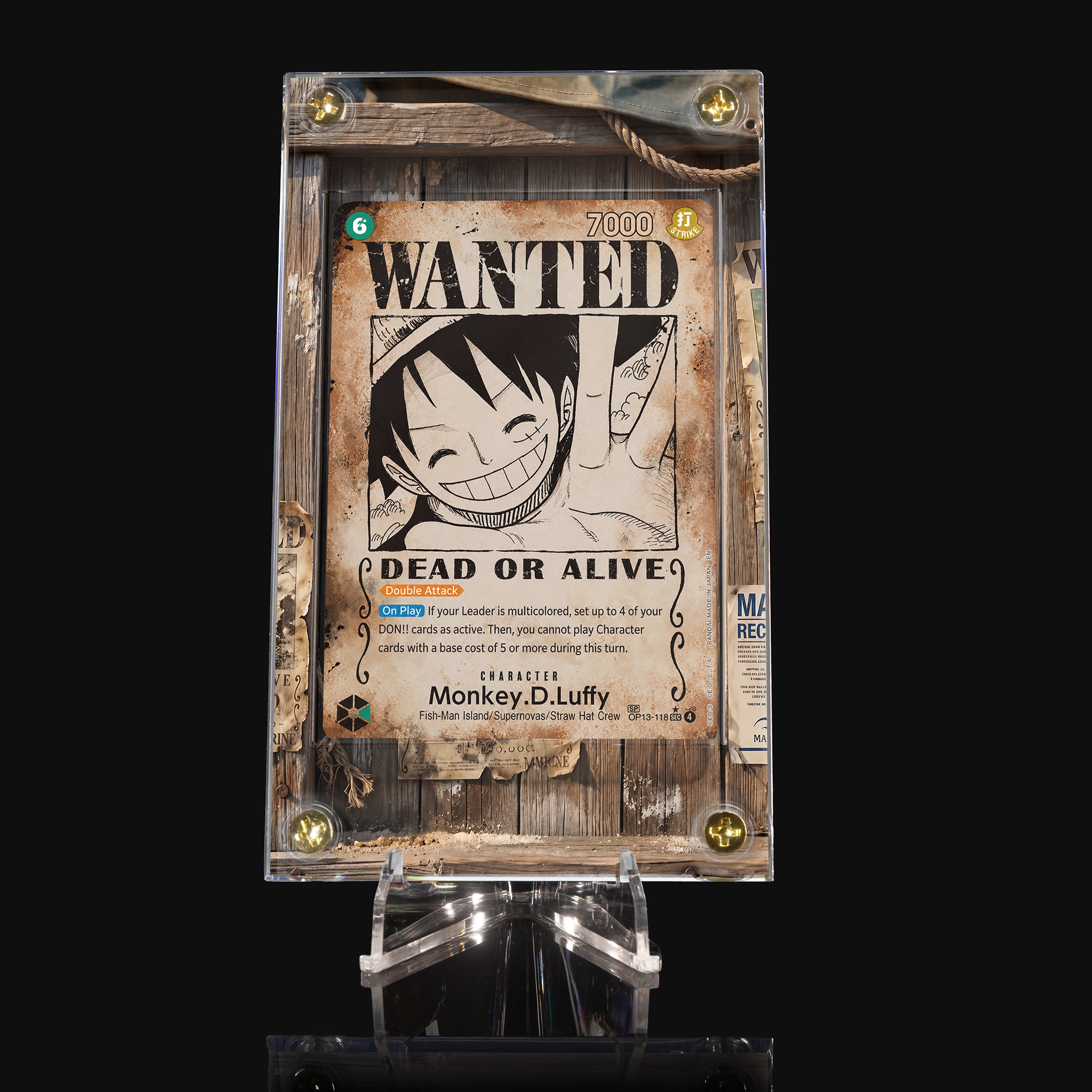 Monkey D Luffy 118 Extended Art Display