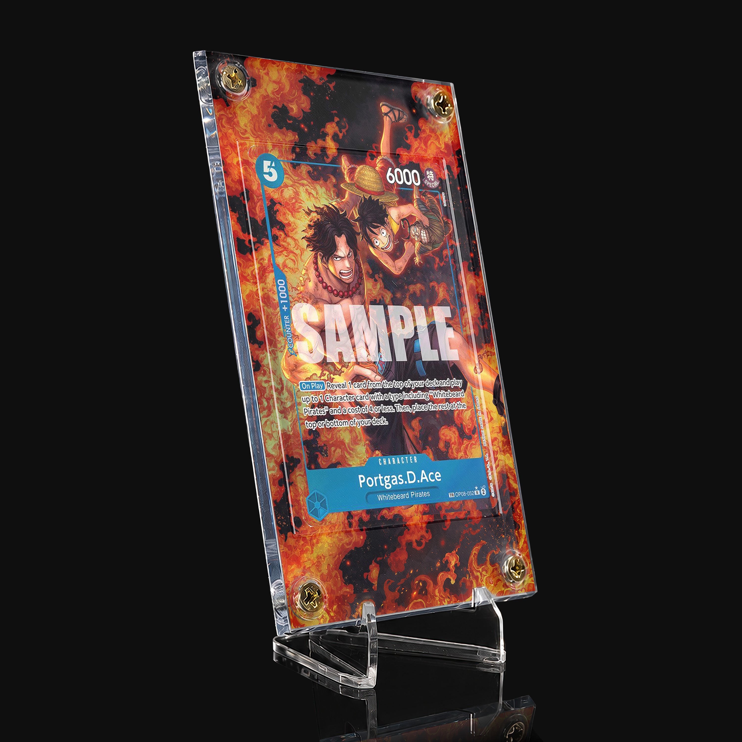 Portgas D. Ace OP08-052 Extended Art Display
