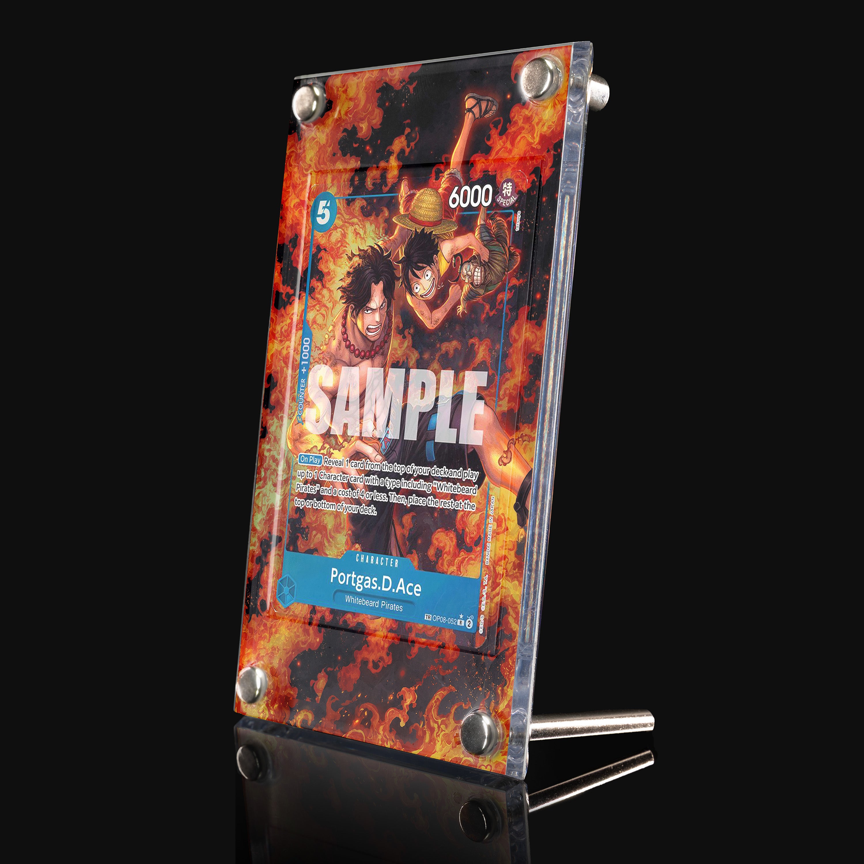 Portgas D. Ace OP08-052 Extended Art Display