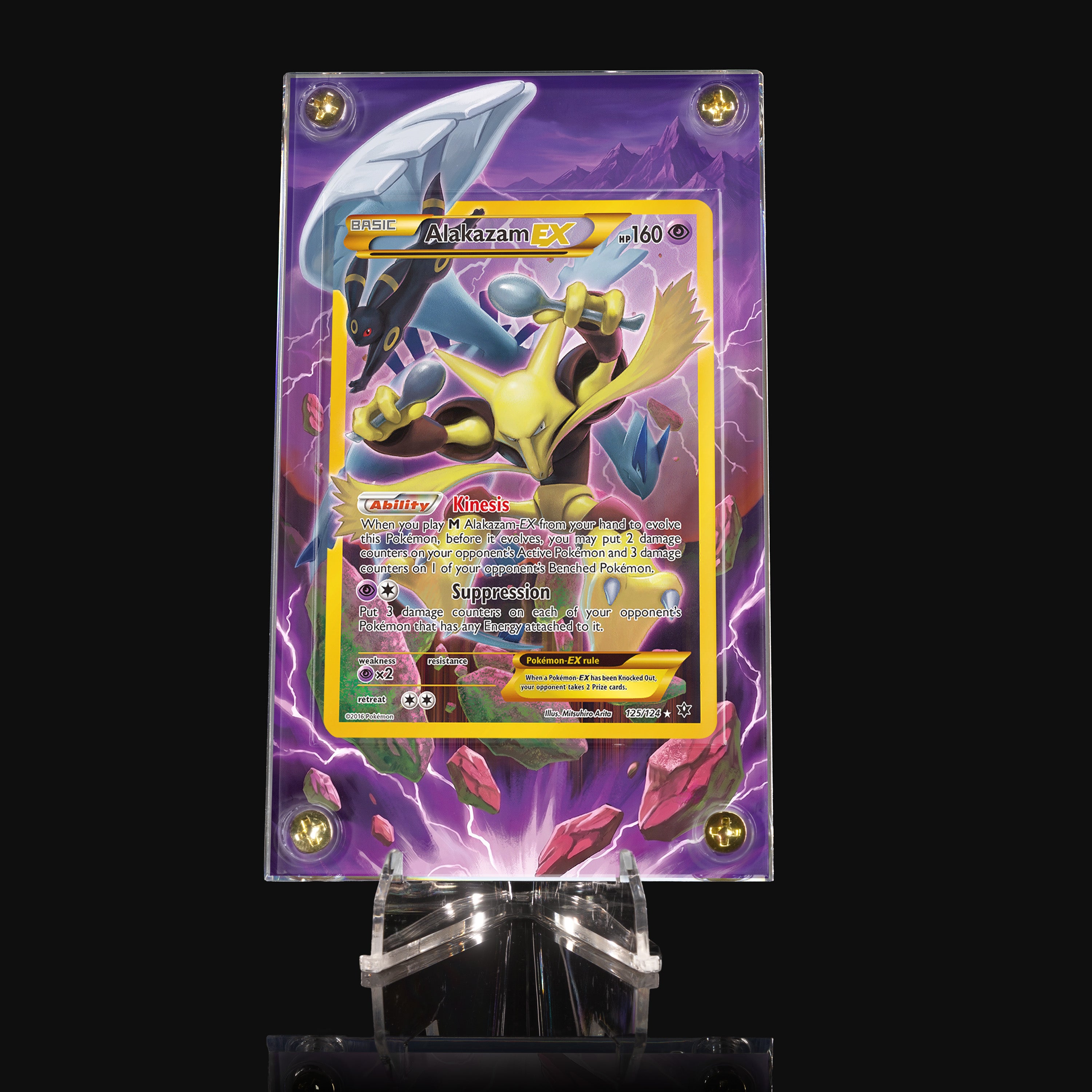 Alakazam ex 125 Extended Art Display