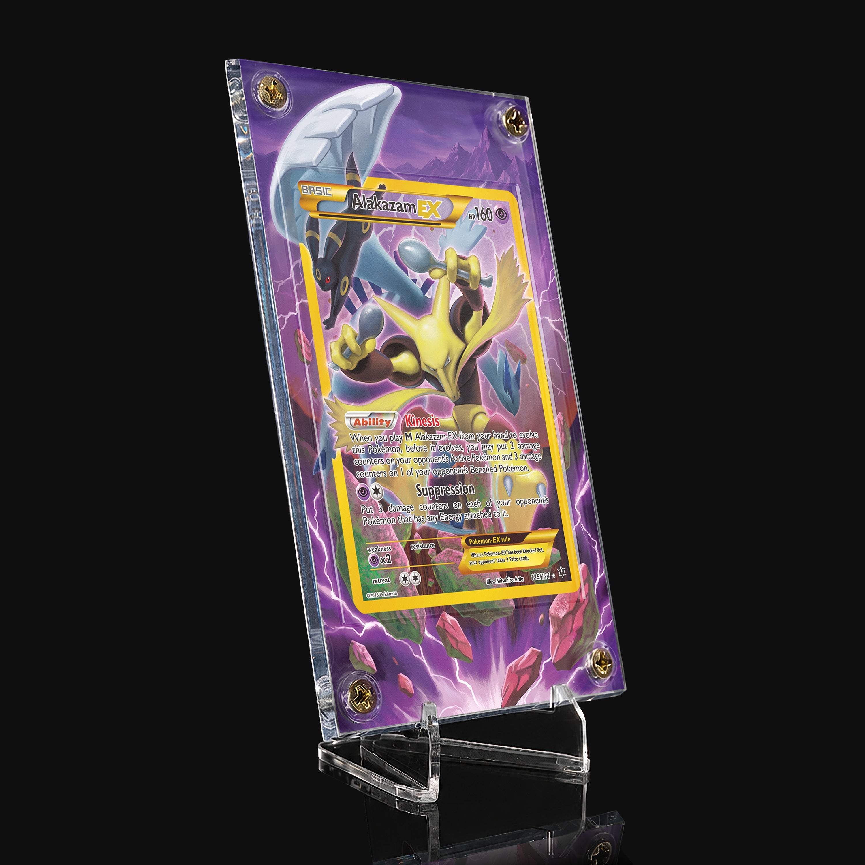 Alakazam ex 125 Extended Art Display