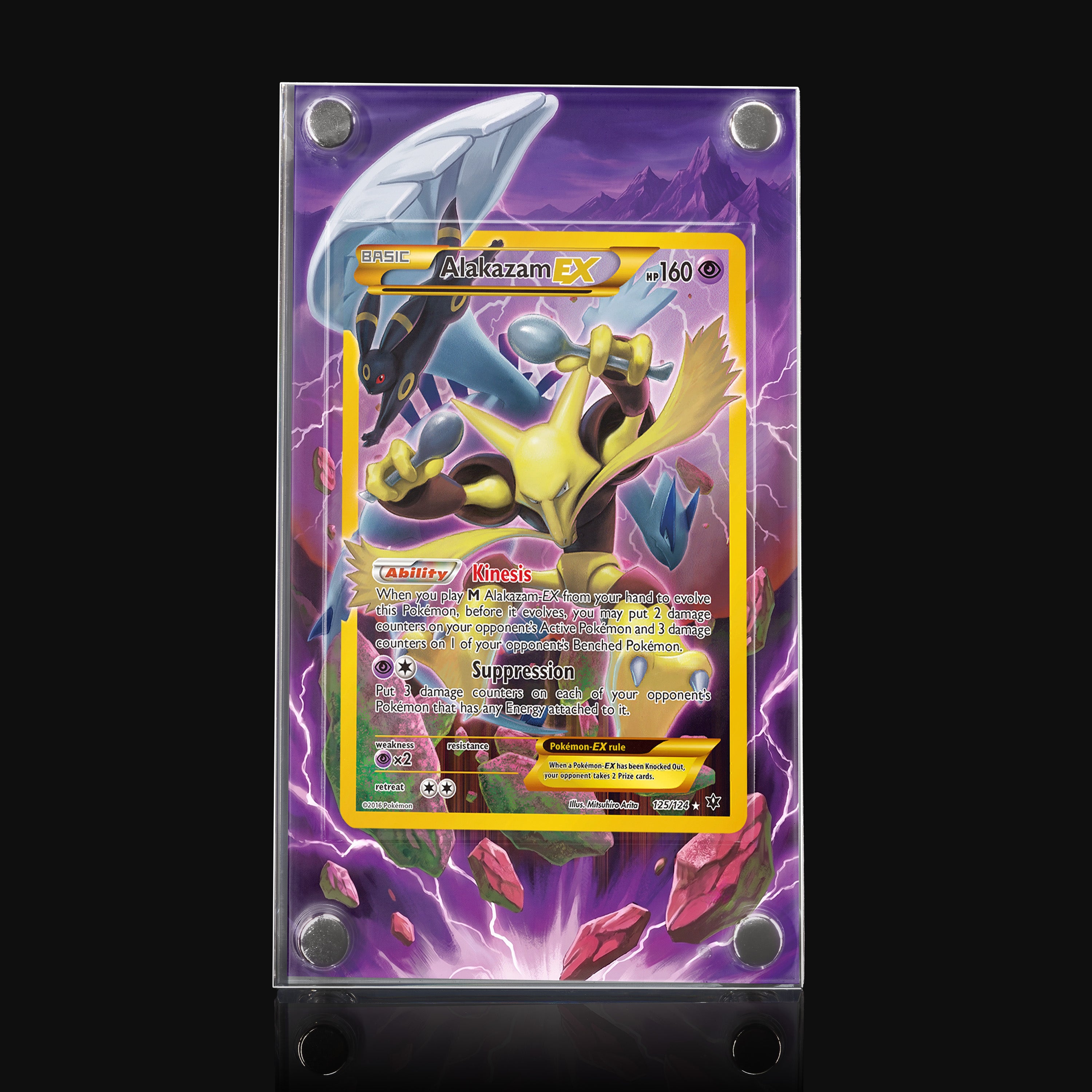 Alakazam ex 125 Extended Art Display
