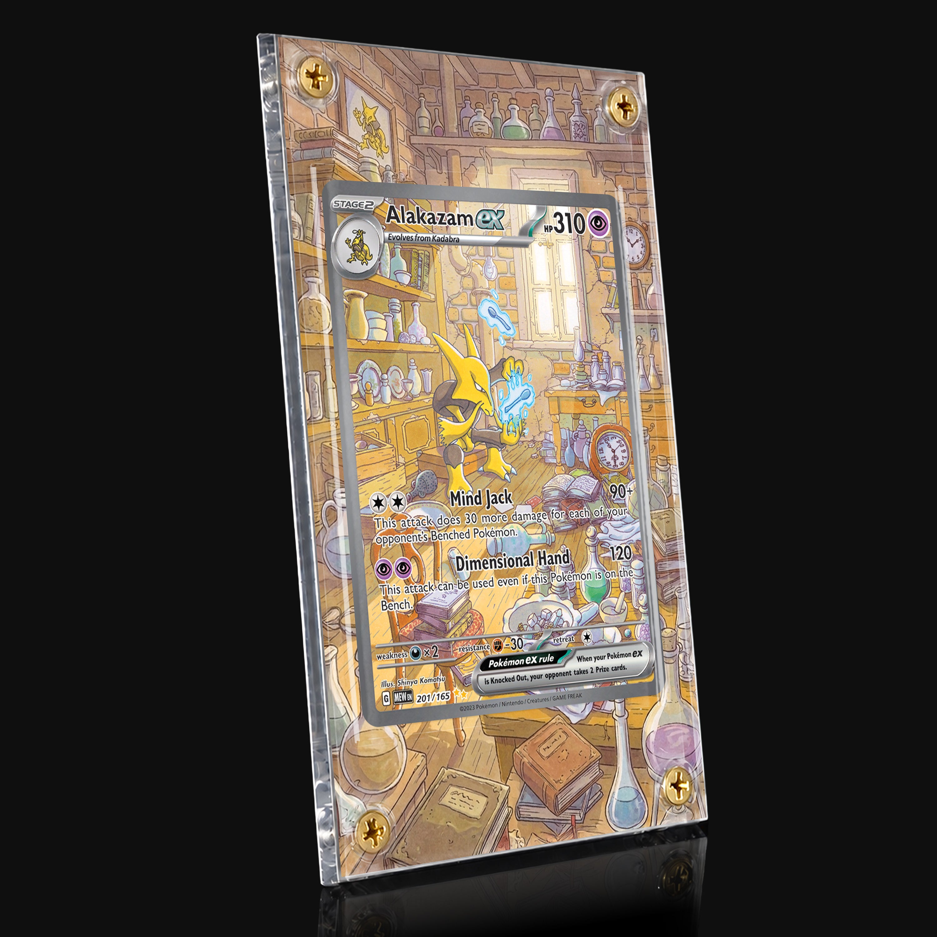 Alakazam ex 201 Extended Art Display