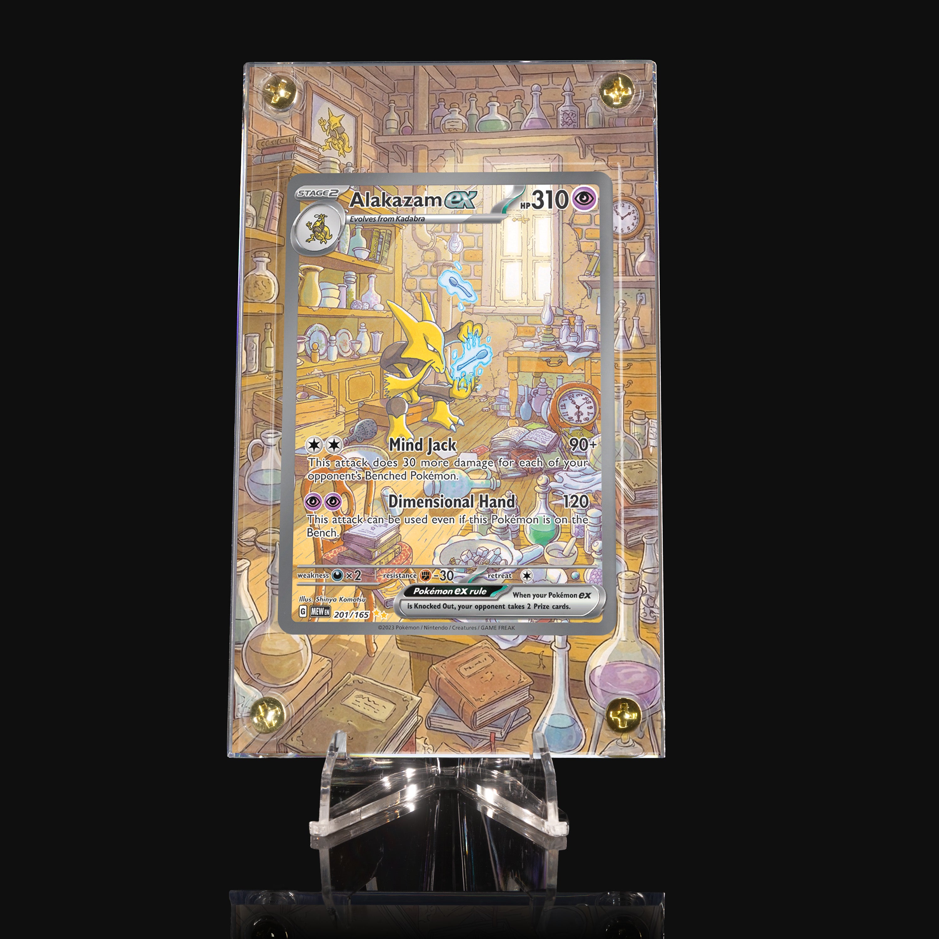 Alakazam ex 201 Extended Art Display