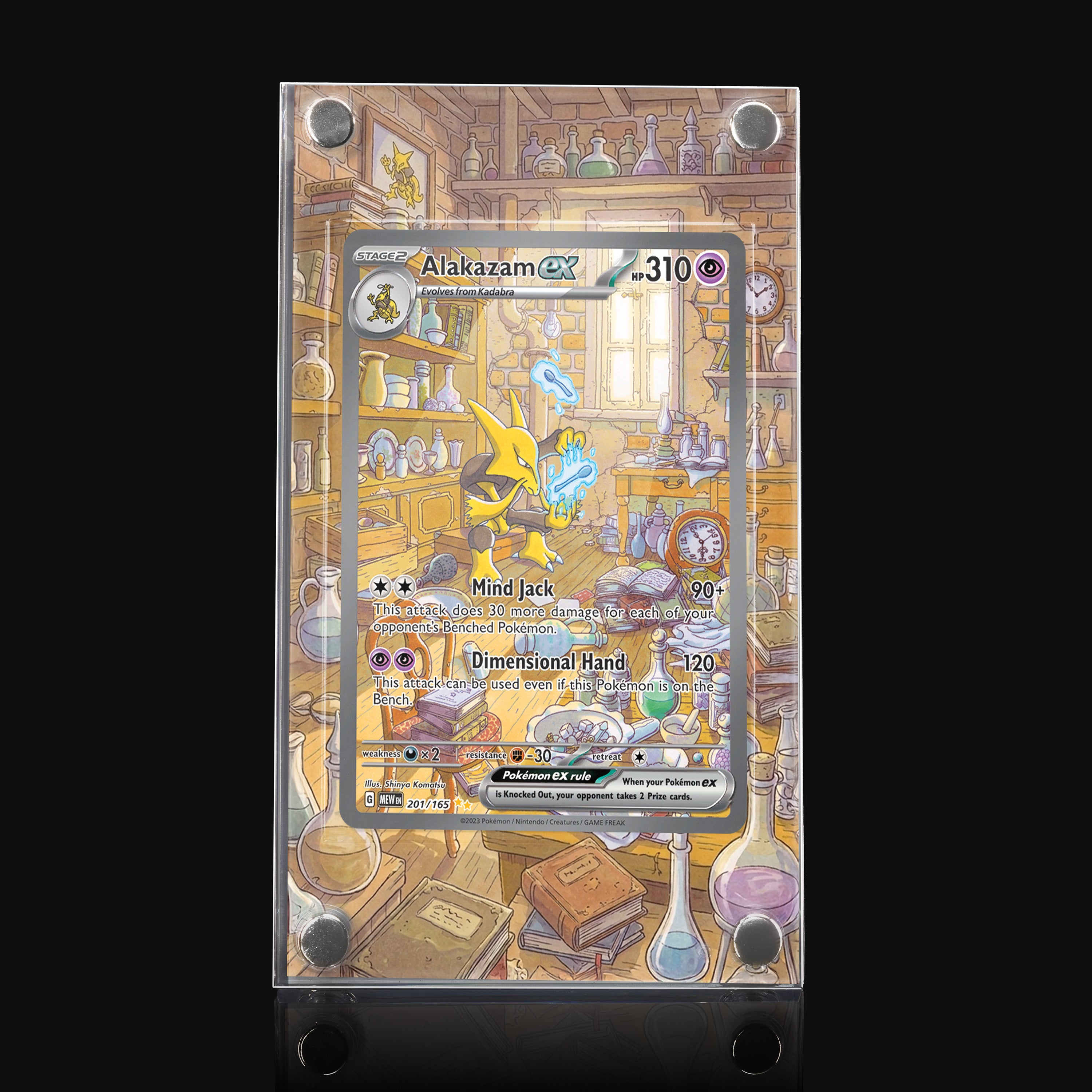 Alakazam ex 201 Extended Art Display