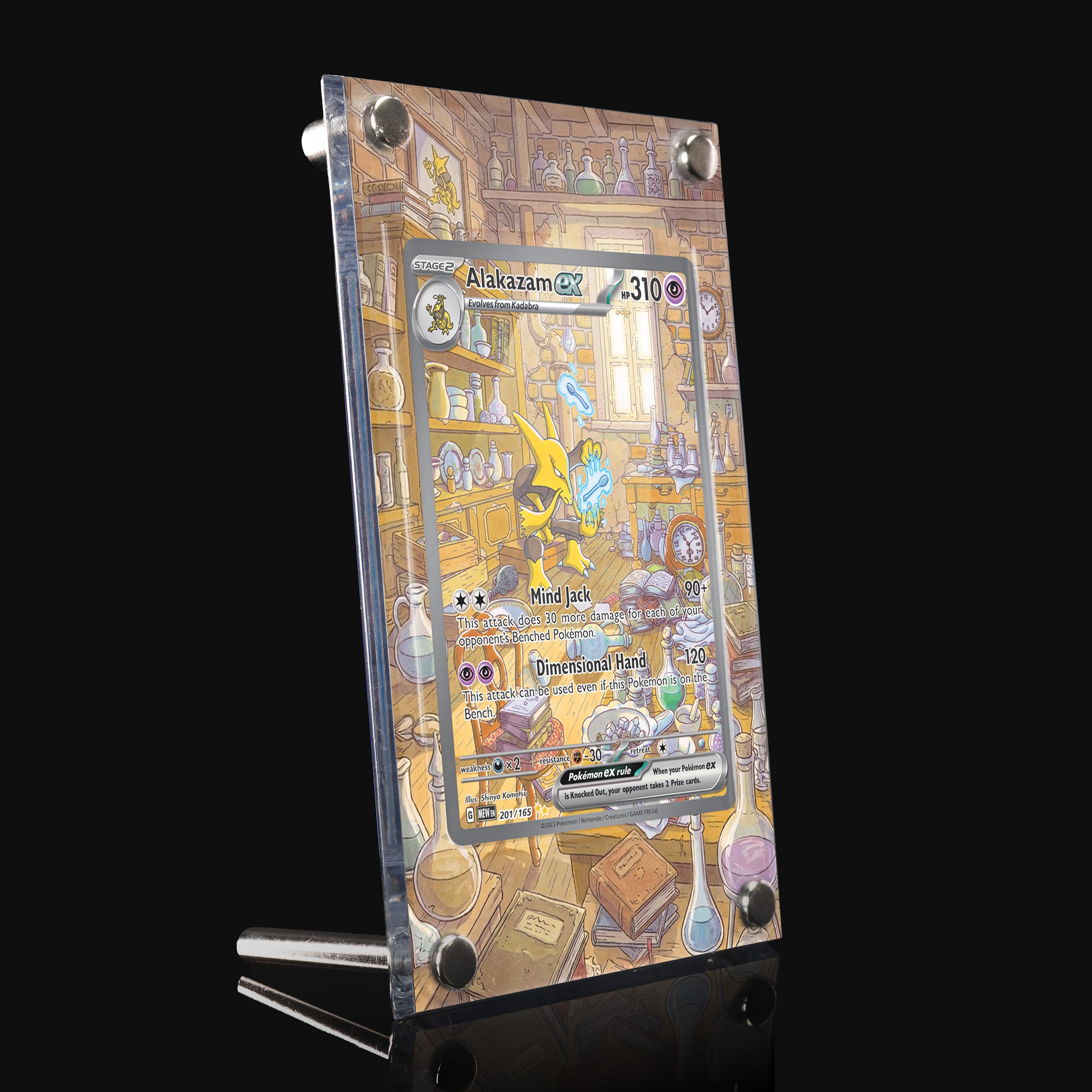 Alakazam ex 201 Extended Art Display