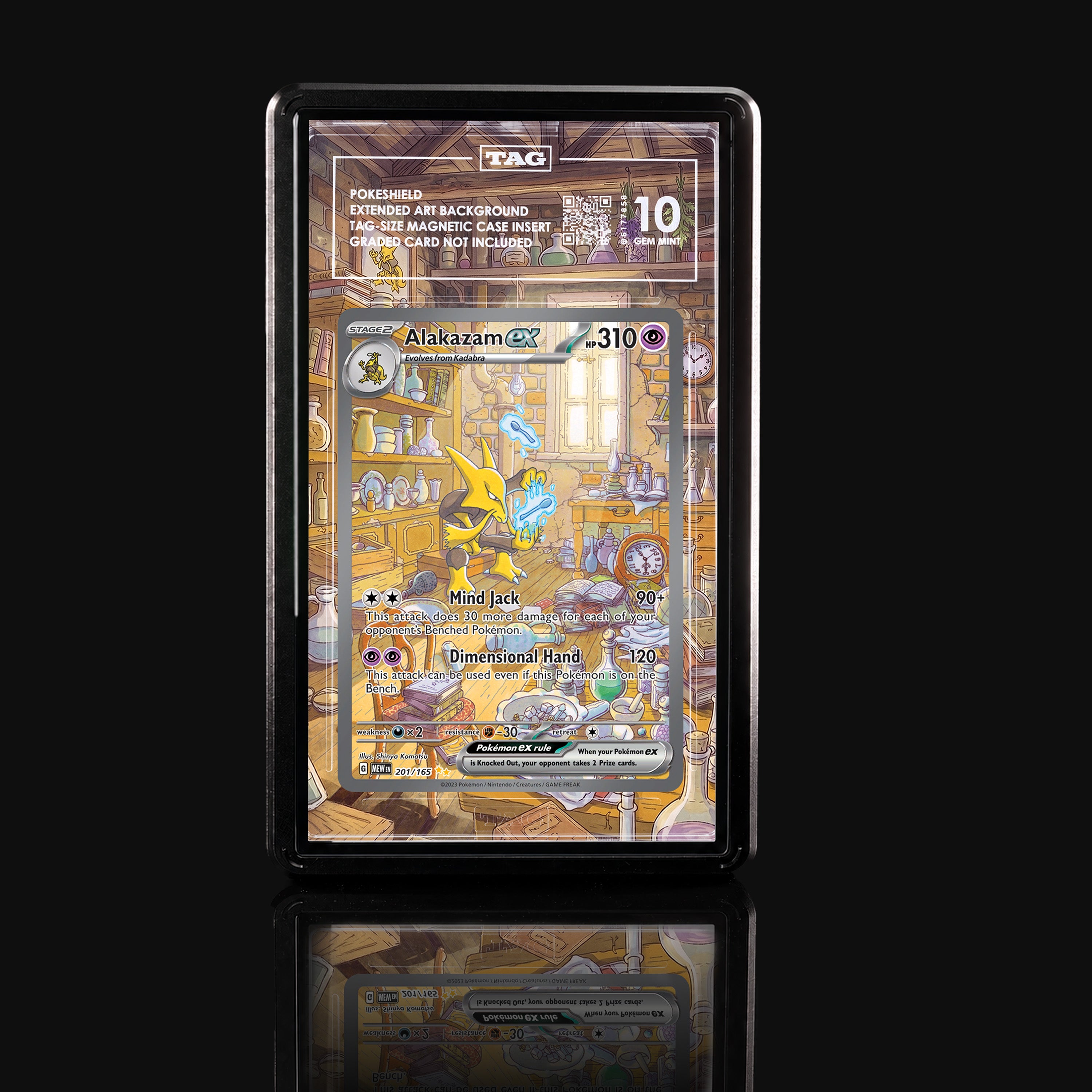Alakazam ex 201 Extended Art Display